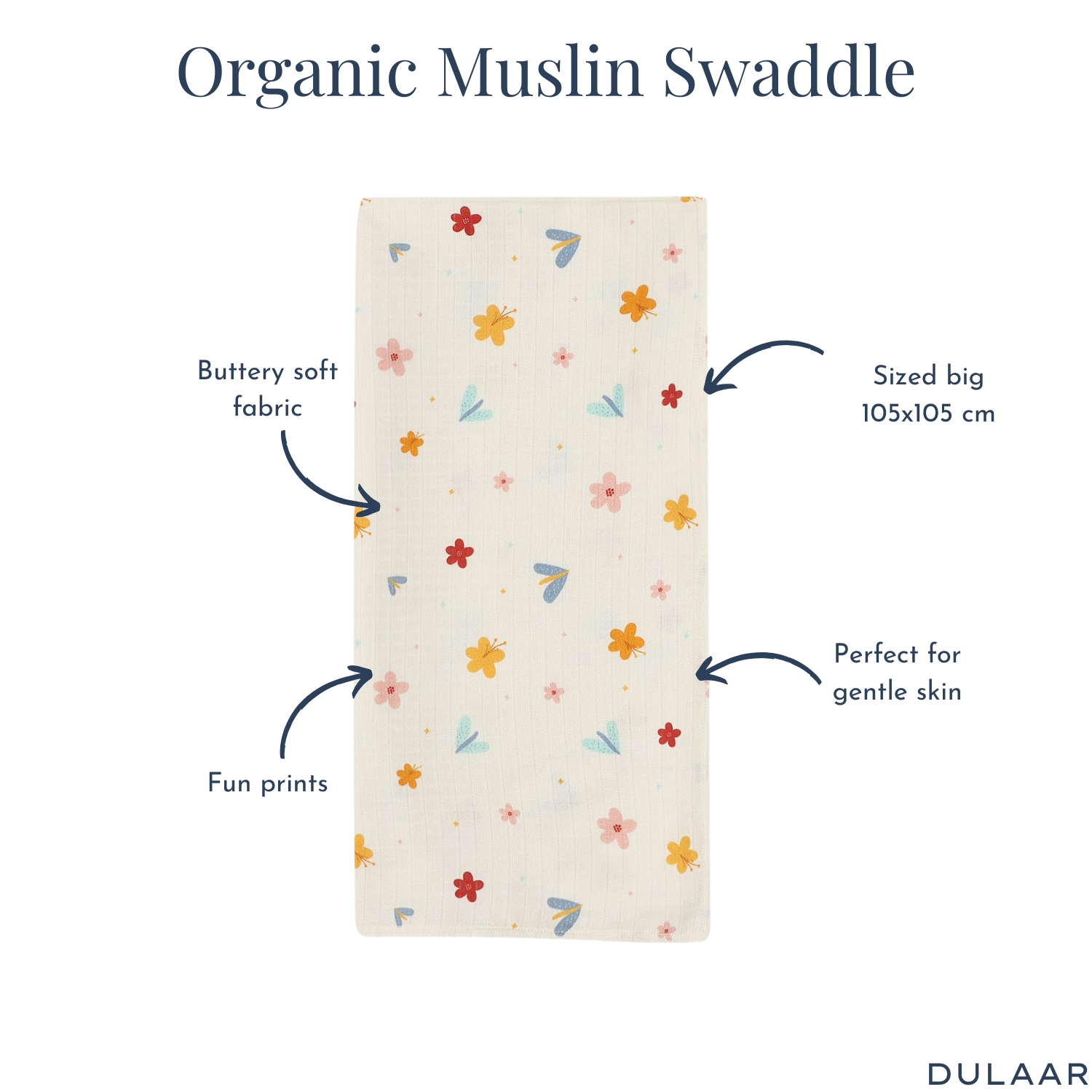 Organic Muslin Swaddle