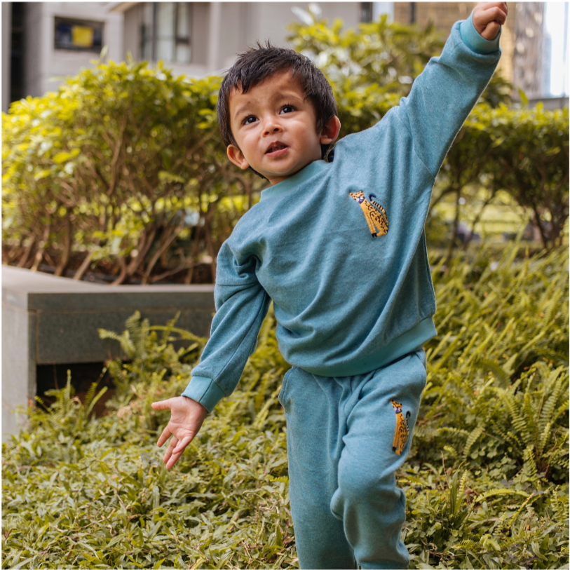 Organic Melange Tracksuit Set