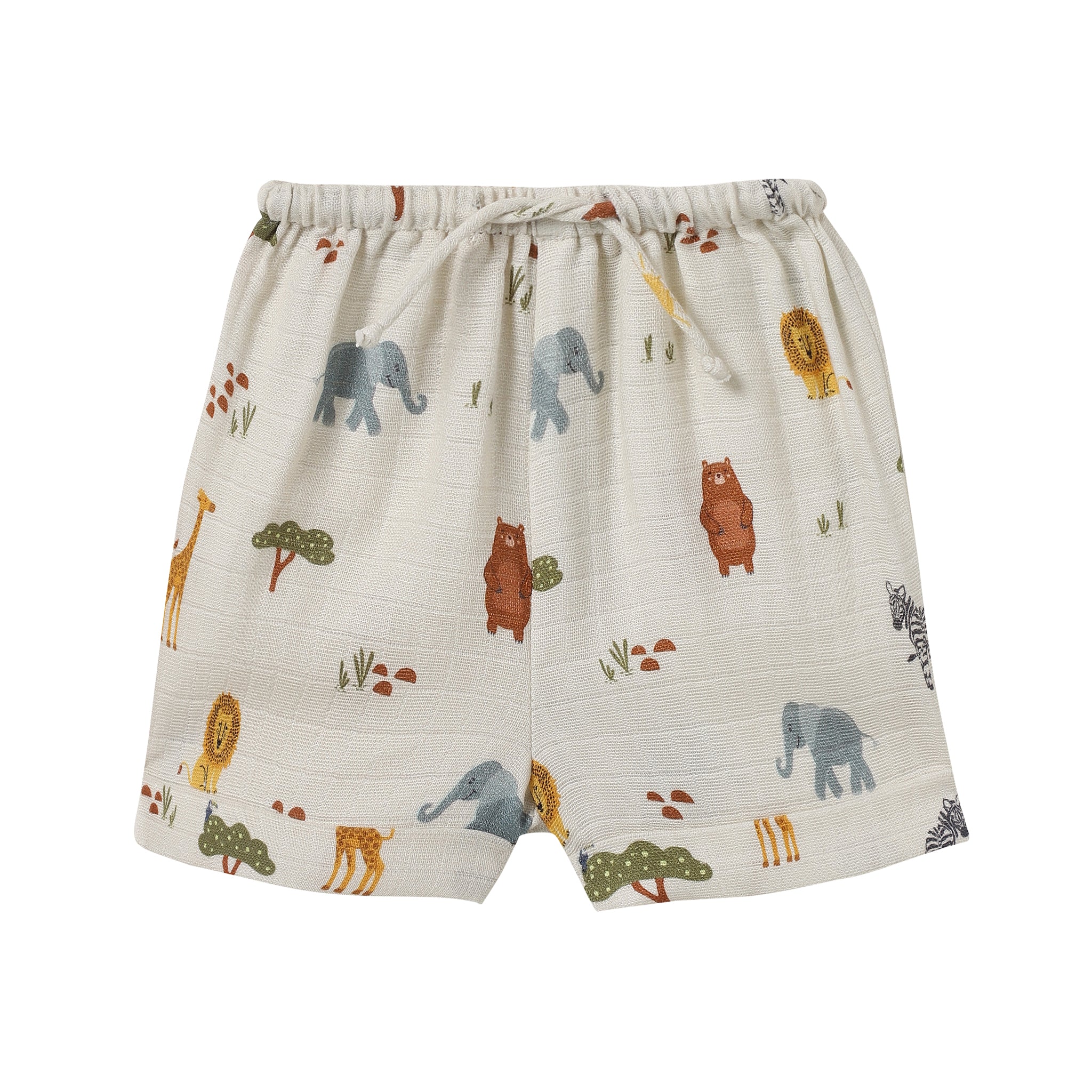 Organic Muslin Vest & Shorts Set