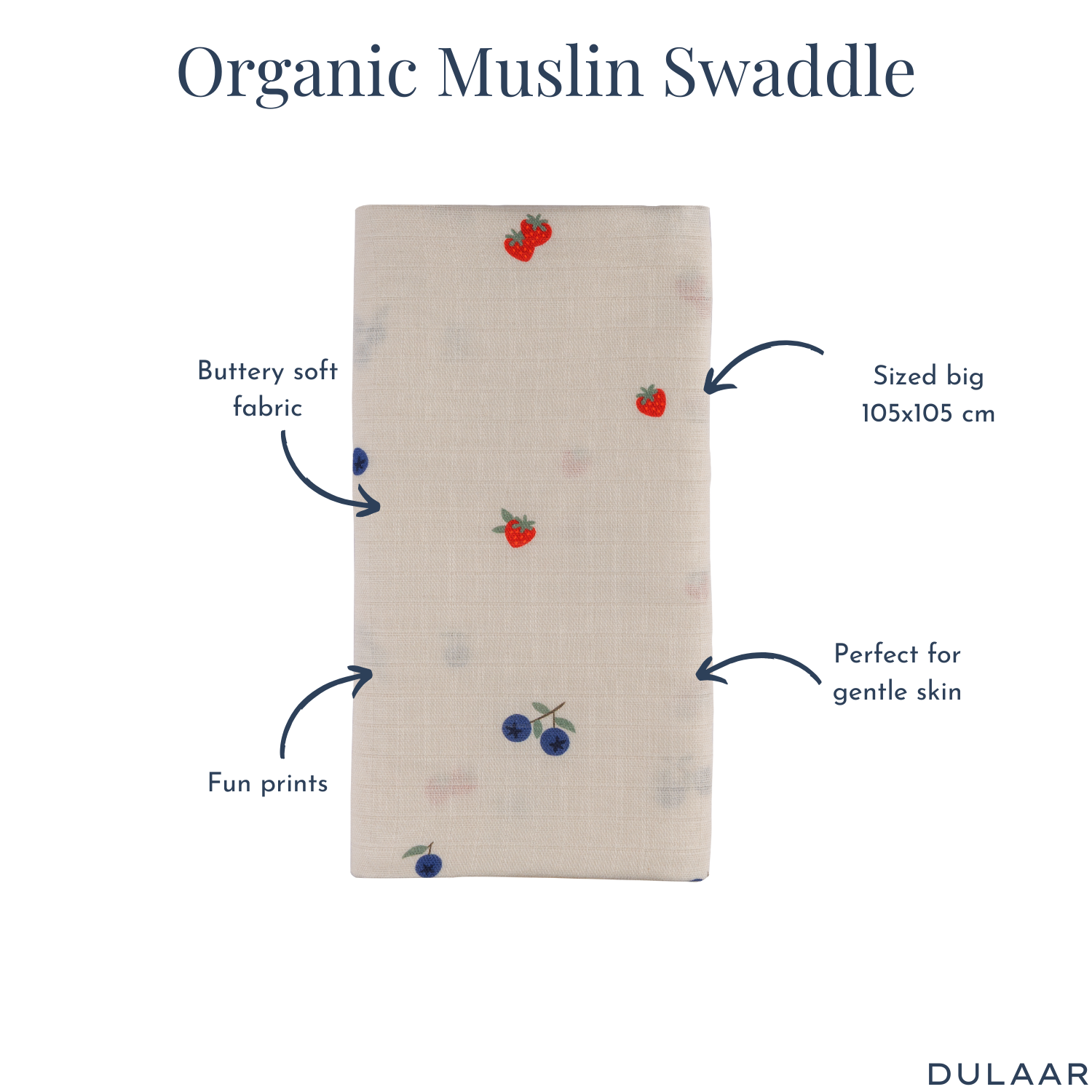 Organic Muslin Swaddle