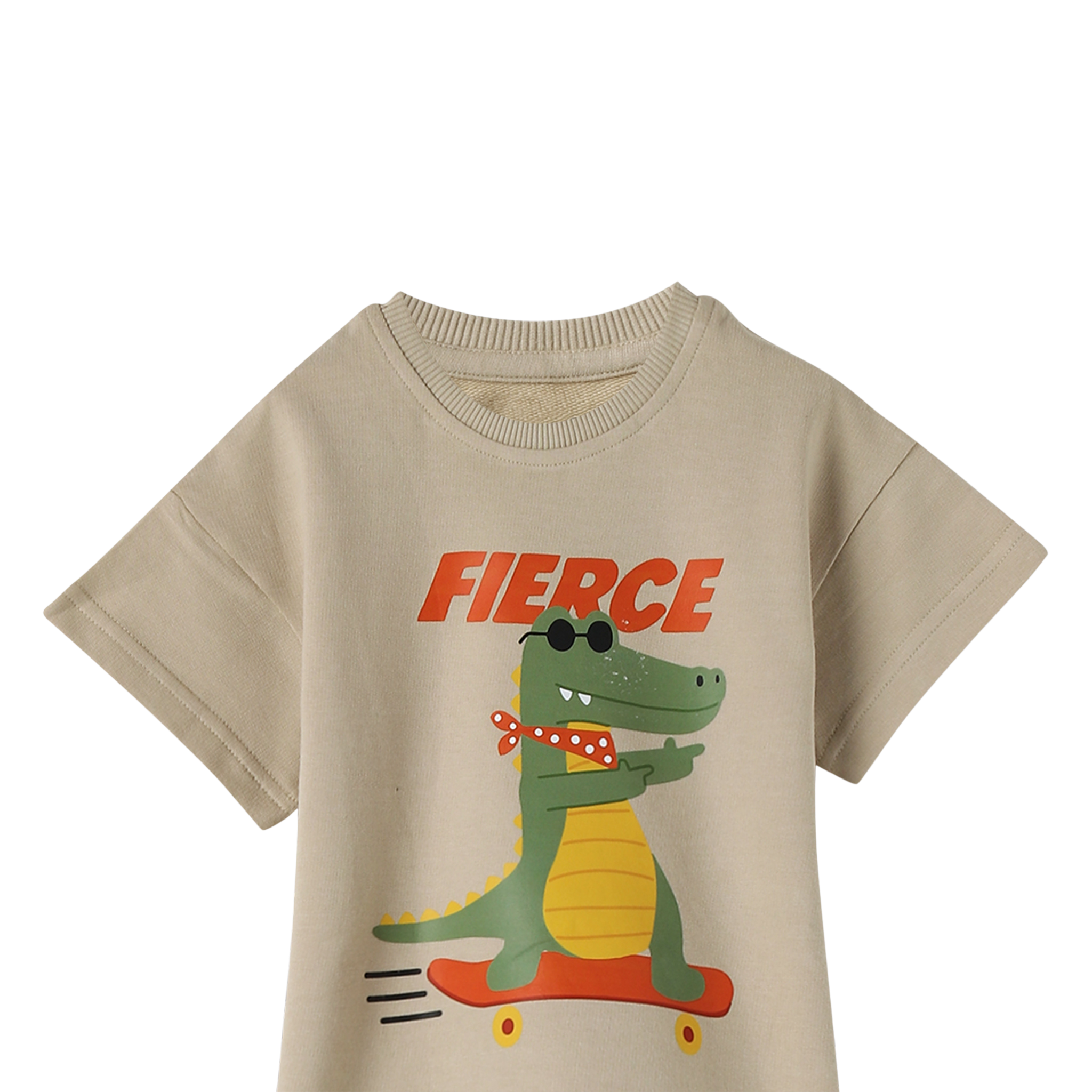 French Terry Tee & Shorts Co-ord Set