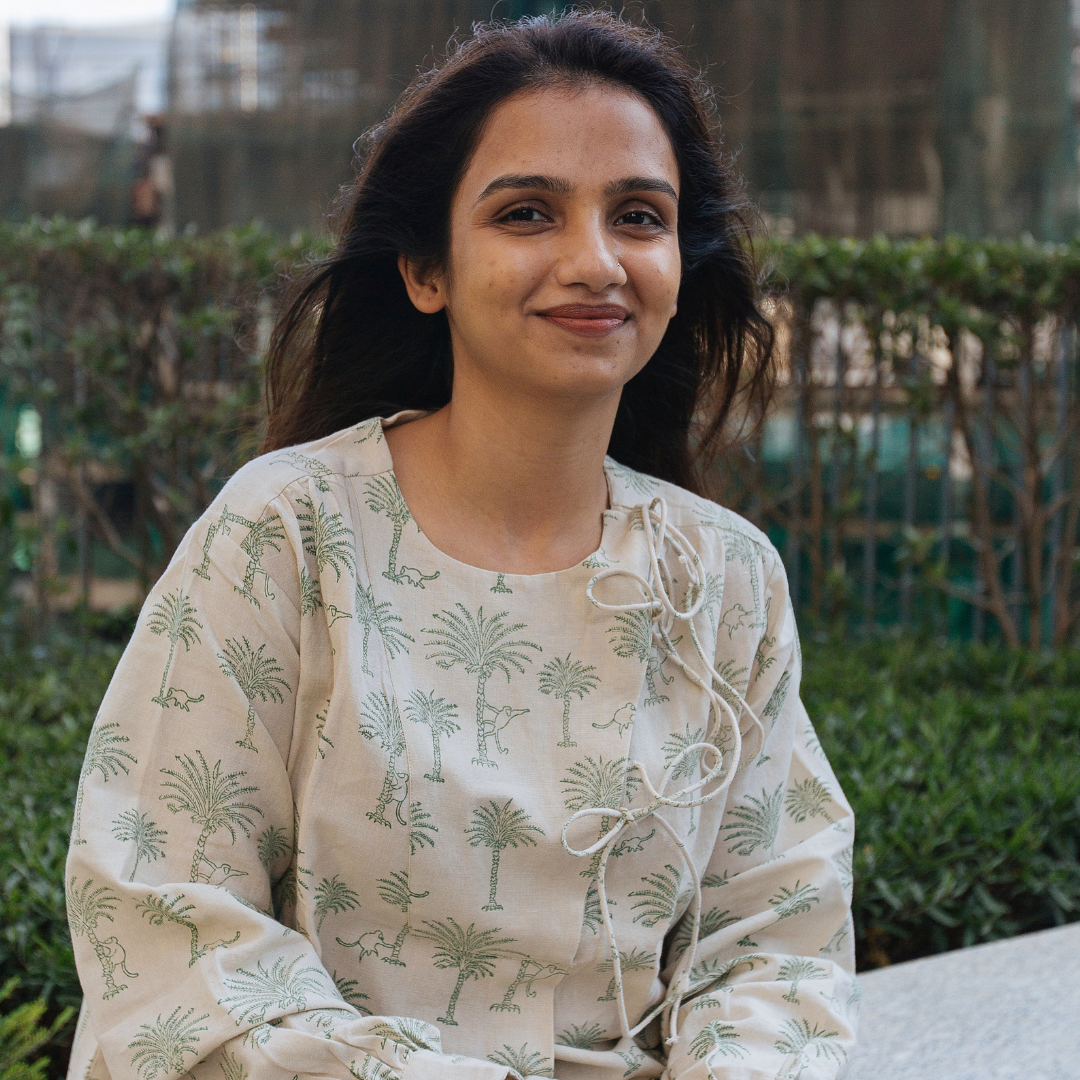 Cotton Linen Top | Hand-Block Printed | Twinning for Mom