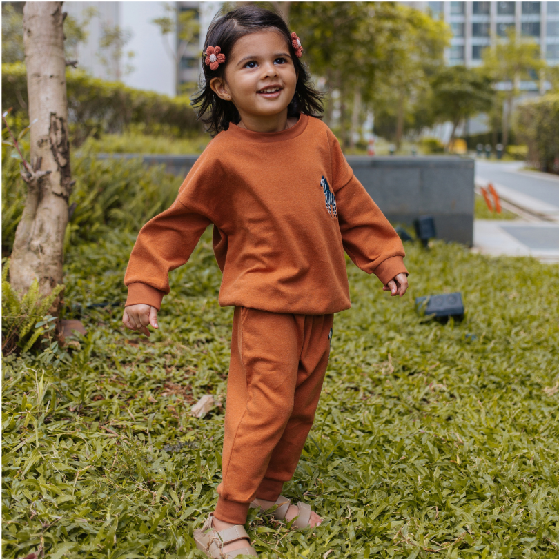 Organic Melange Tracksuit Set