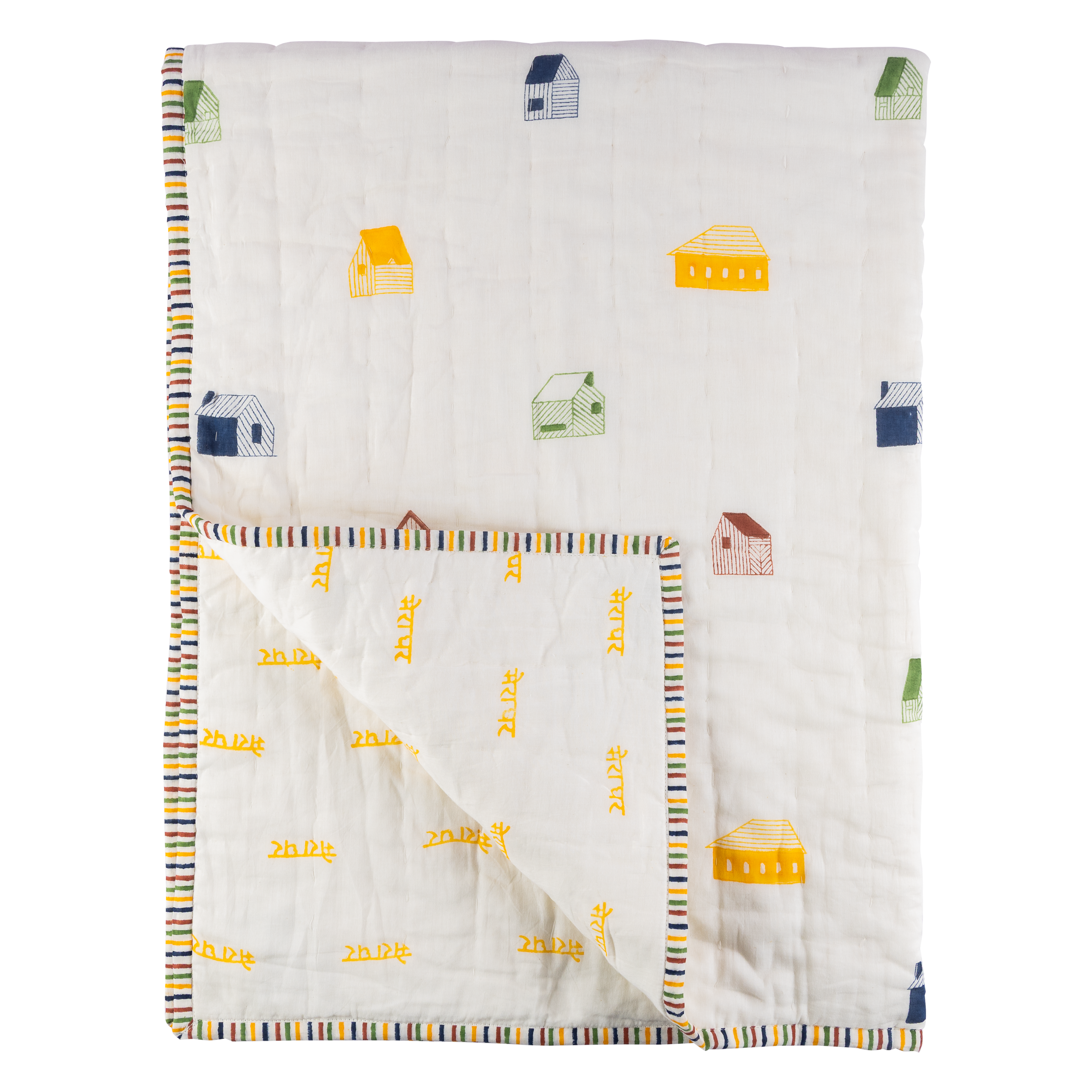 Mulmul Bedding Set | Hand-Block Printed