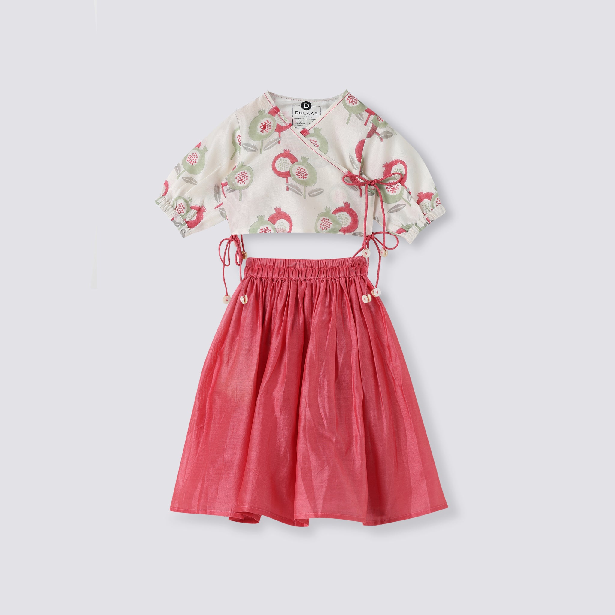 Chanderi Lehenga Set | Hand-Block Printed