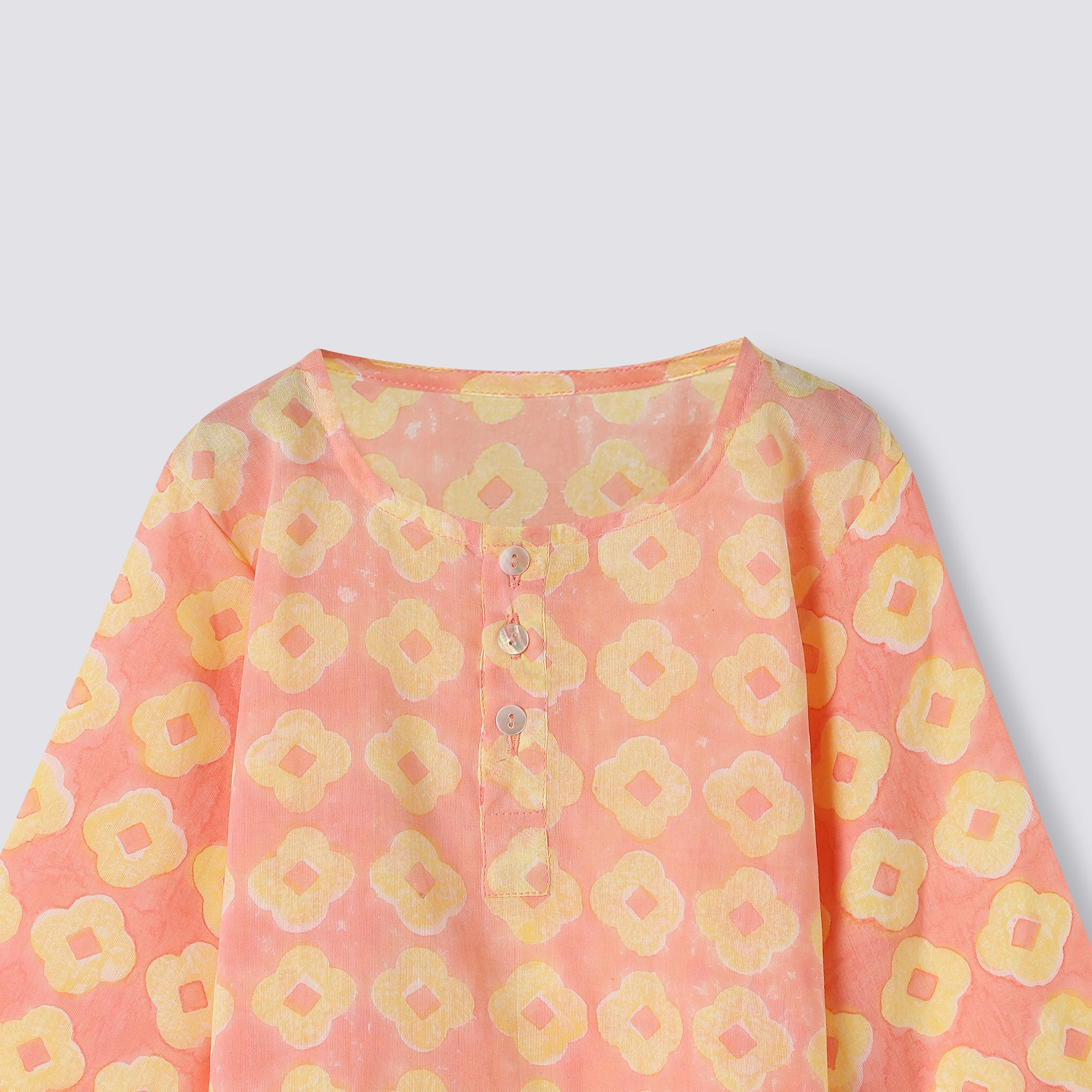 Mulmul Nightwear Set | Hand-Block Printed