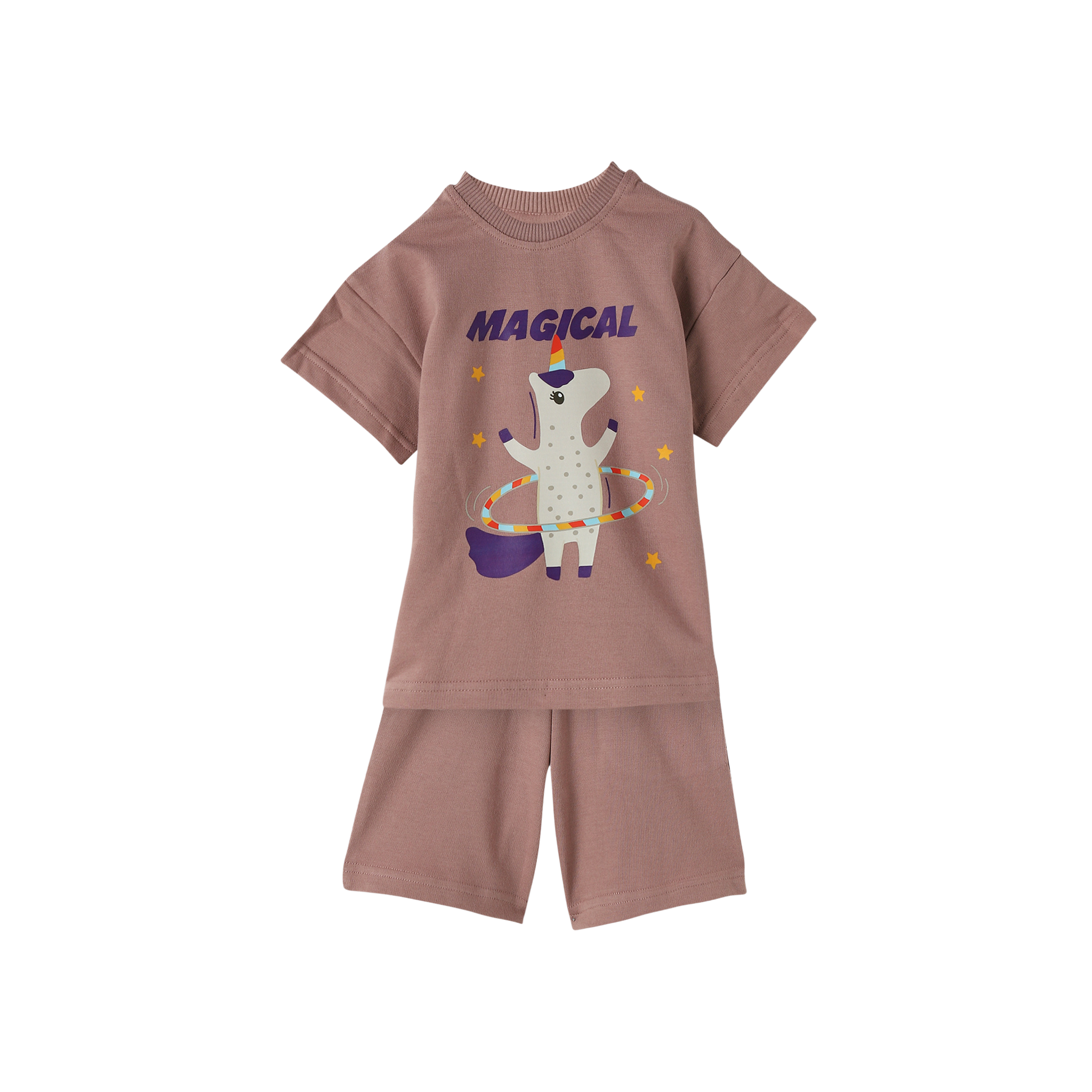 French Terry Tee & Shorts Co-ord Set