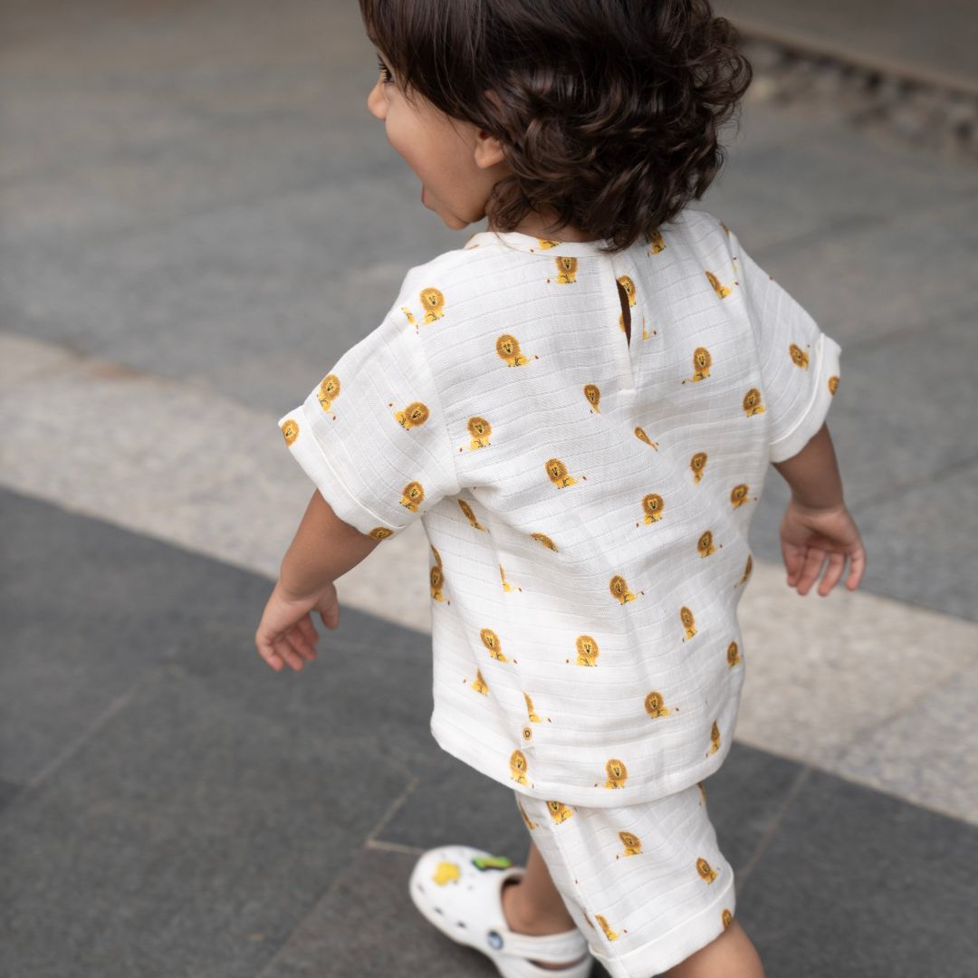 Organic Muslin Tee & Shorts Set