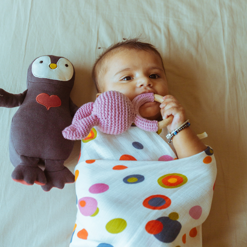 Organic Muslin Swaddle (Set of 3)