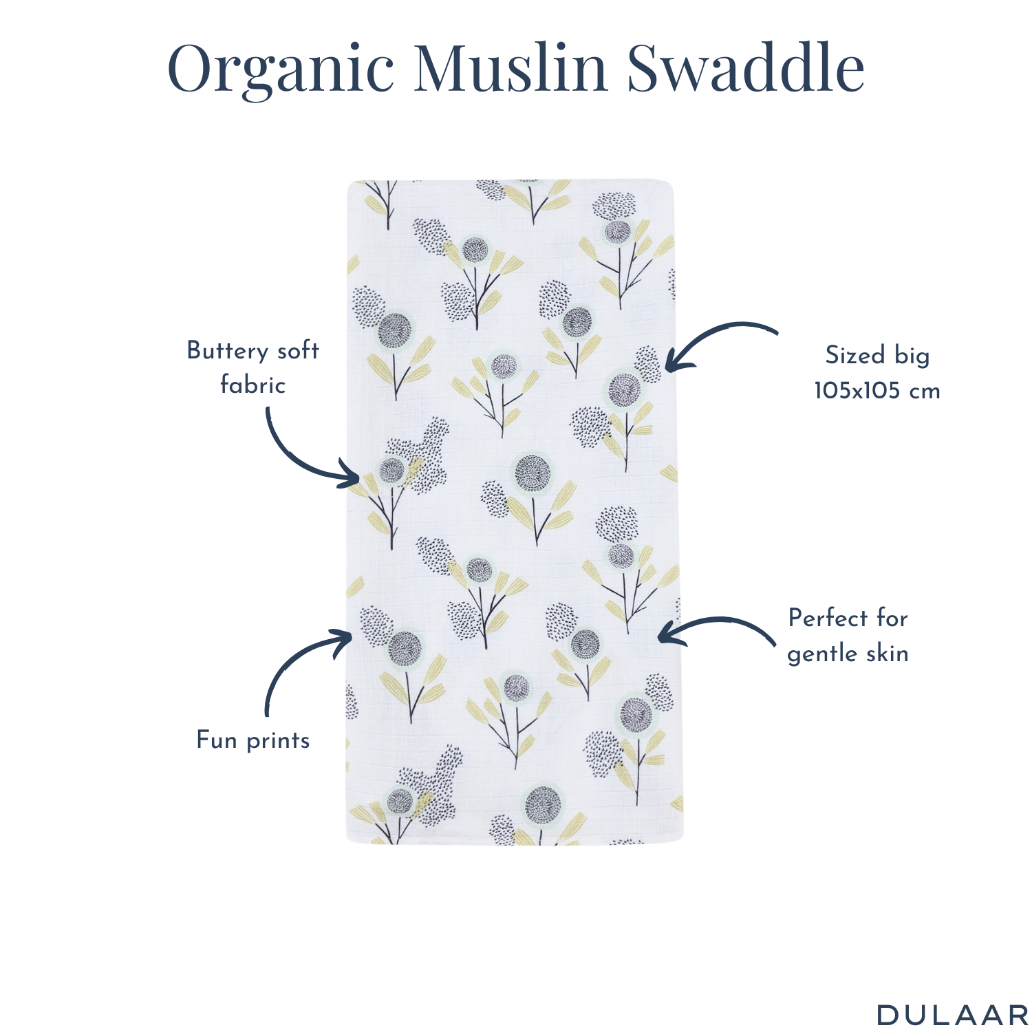 Organic Muslin Swaddle