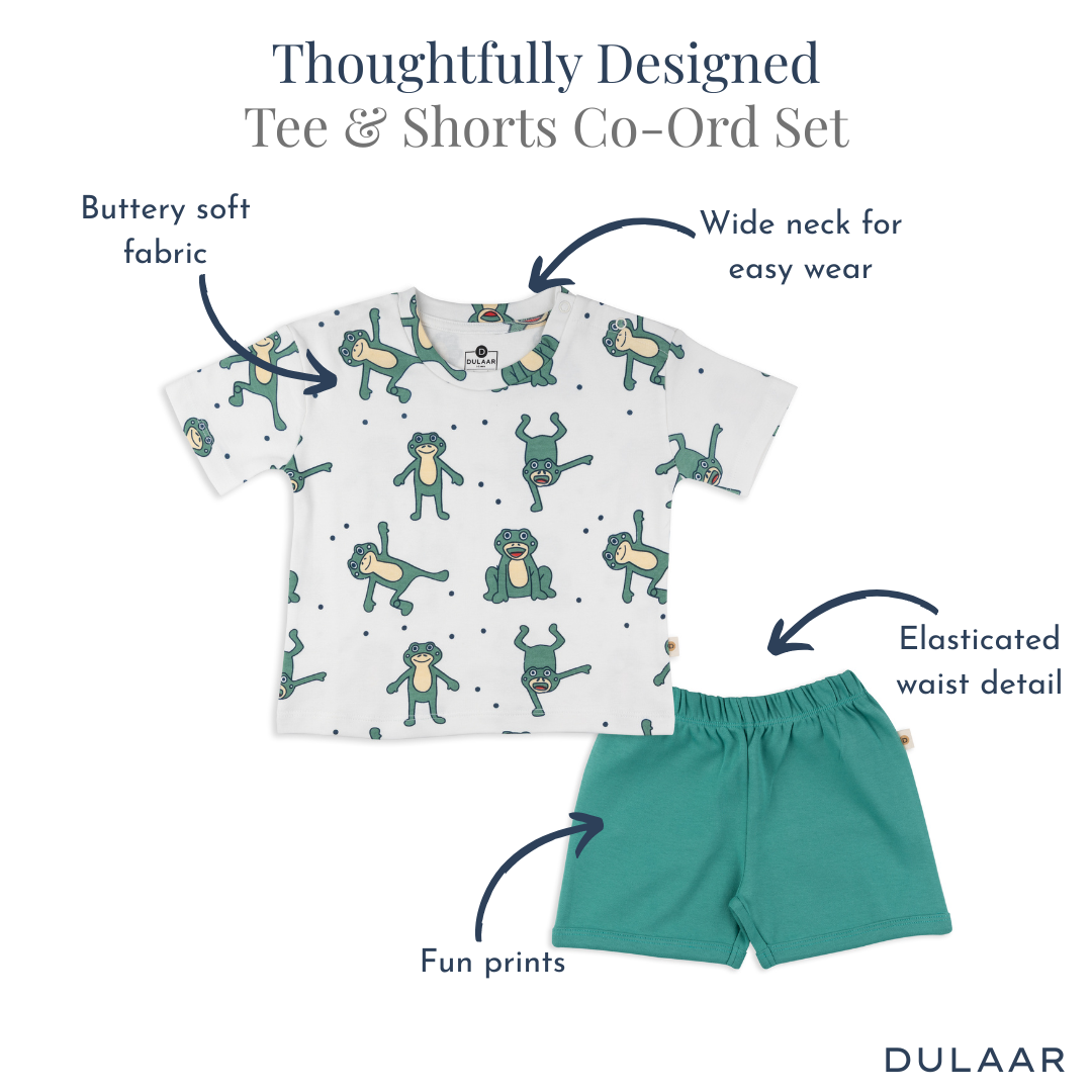 Organic Tee & Shorts Co-ord Set