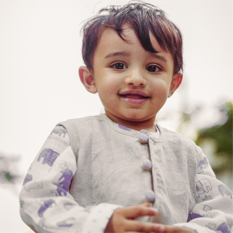 Organic Muslin Kurta Pyjama Set