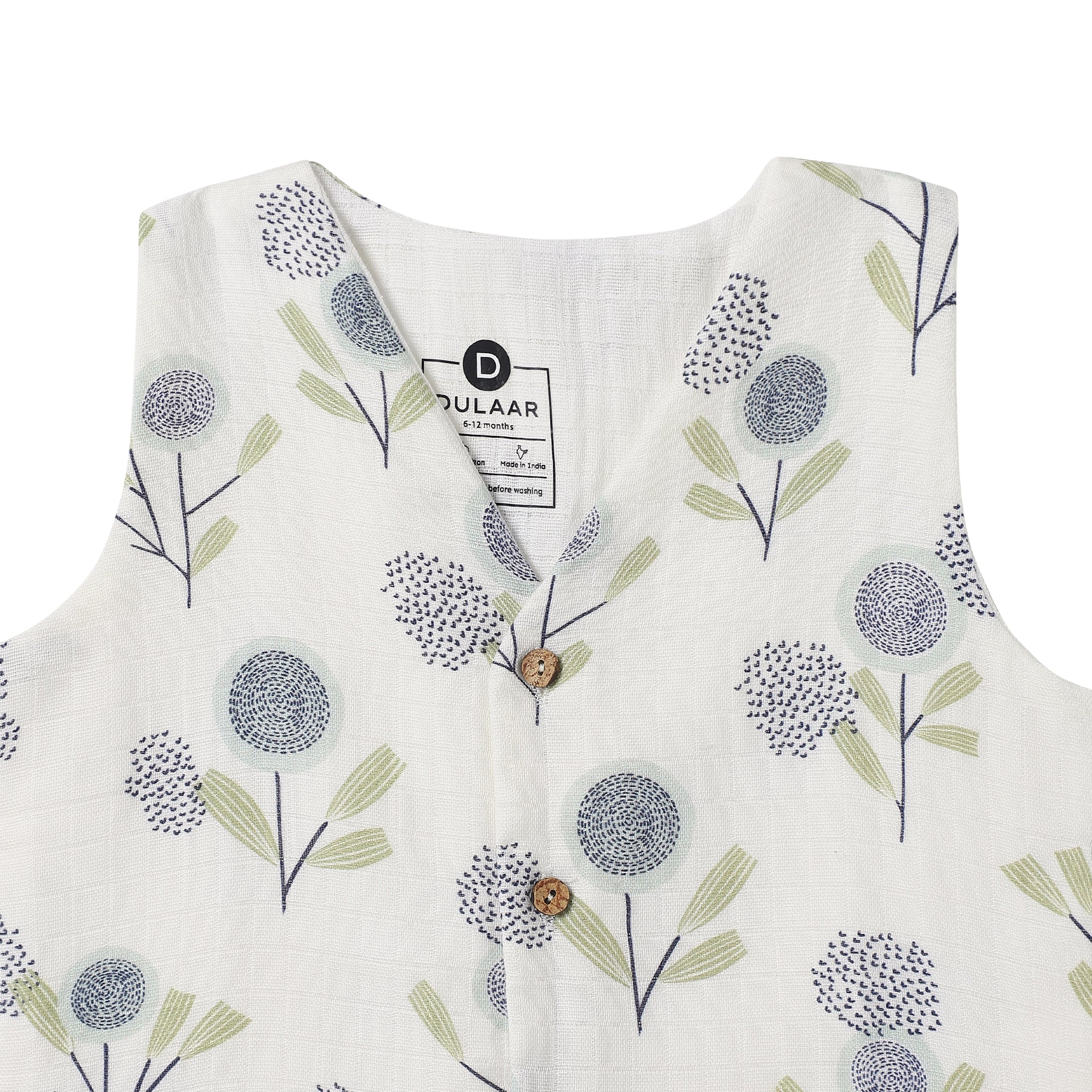 Organic Muslin Vest & Shorts Set