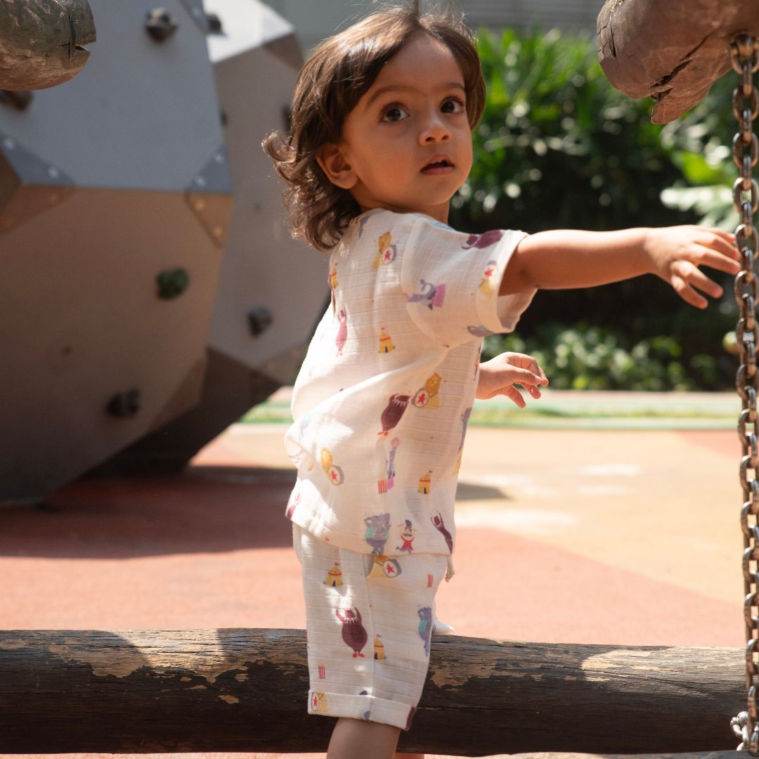 Organic Muslin Tee & Shorts Set