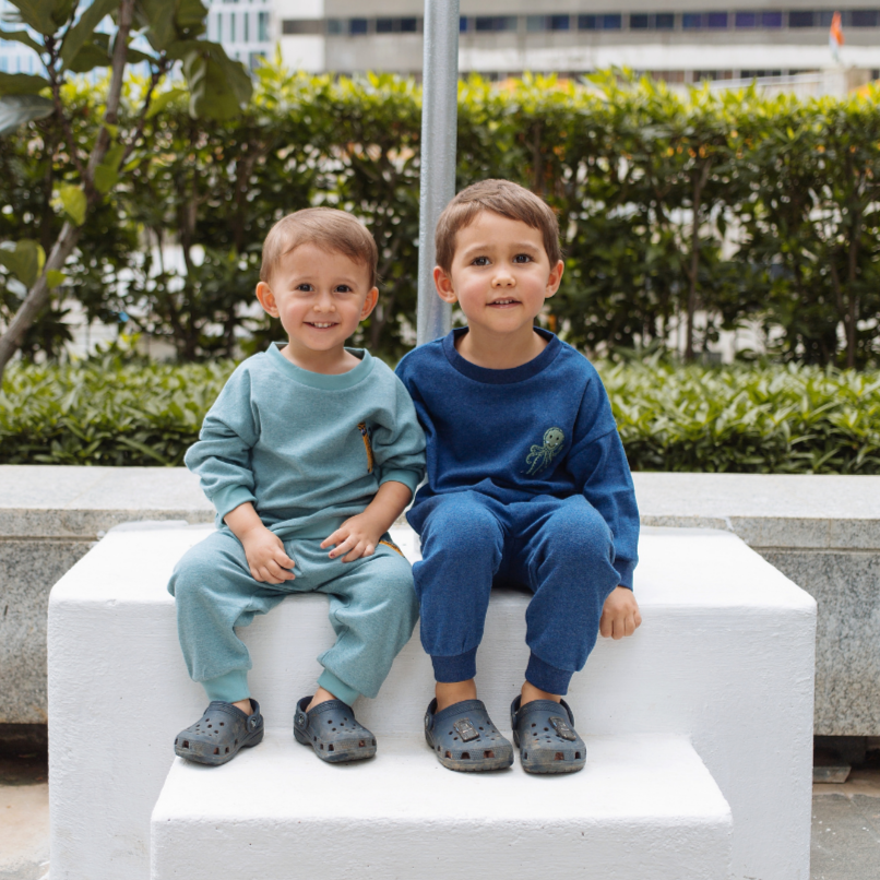 Organic Melange Tracksuit Set