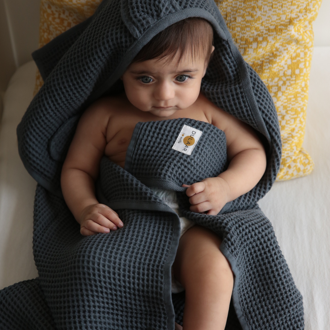 Waffle Hooded Towel