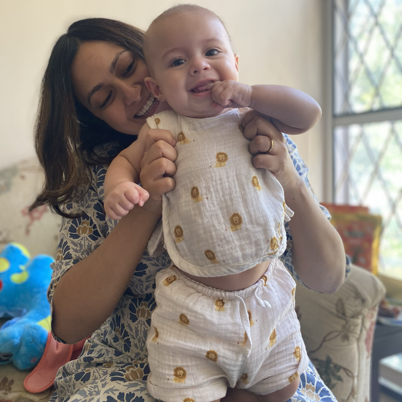 Organic Muslin Vest and Shorts