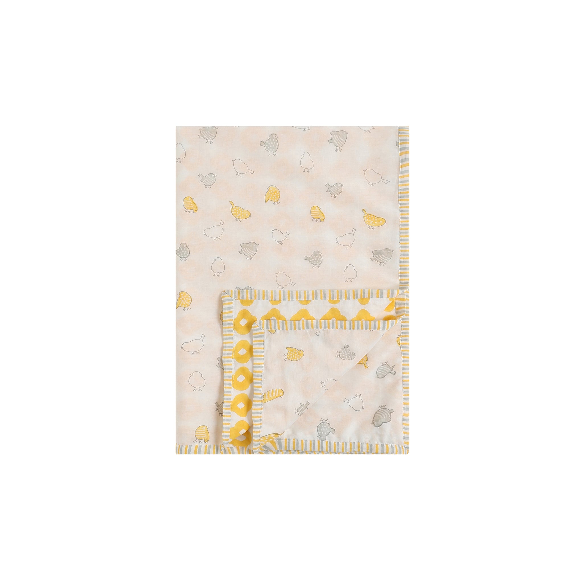 Mulmul Muslin Dohar | Hand-Block Printed