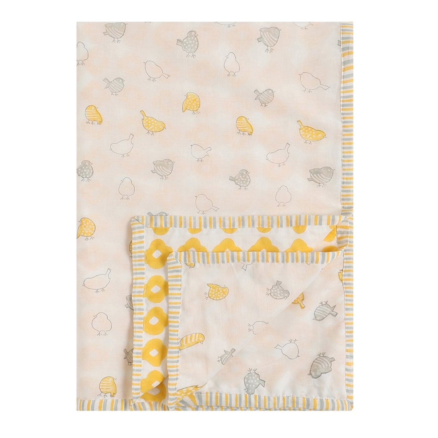 Mulmul Muslin Dohar | Hand-Block Printed