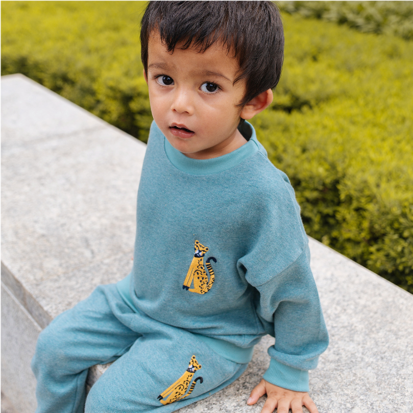 Organic Melange Tracksuit Set