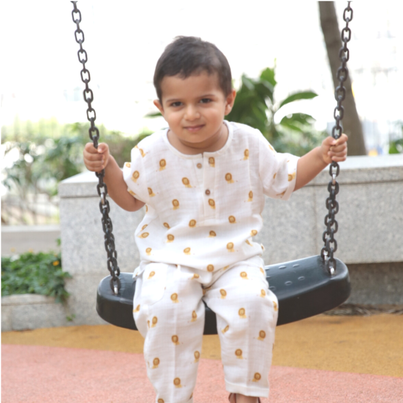 Organic Muslin Joggers Set