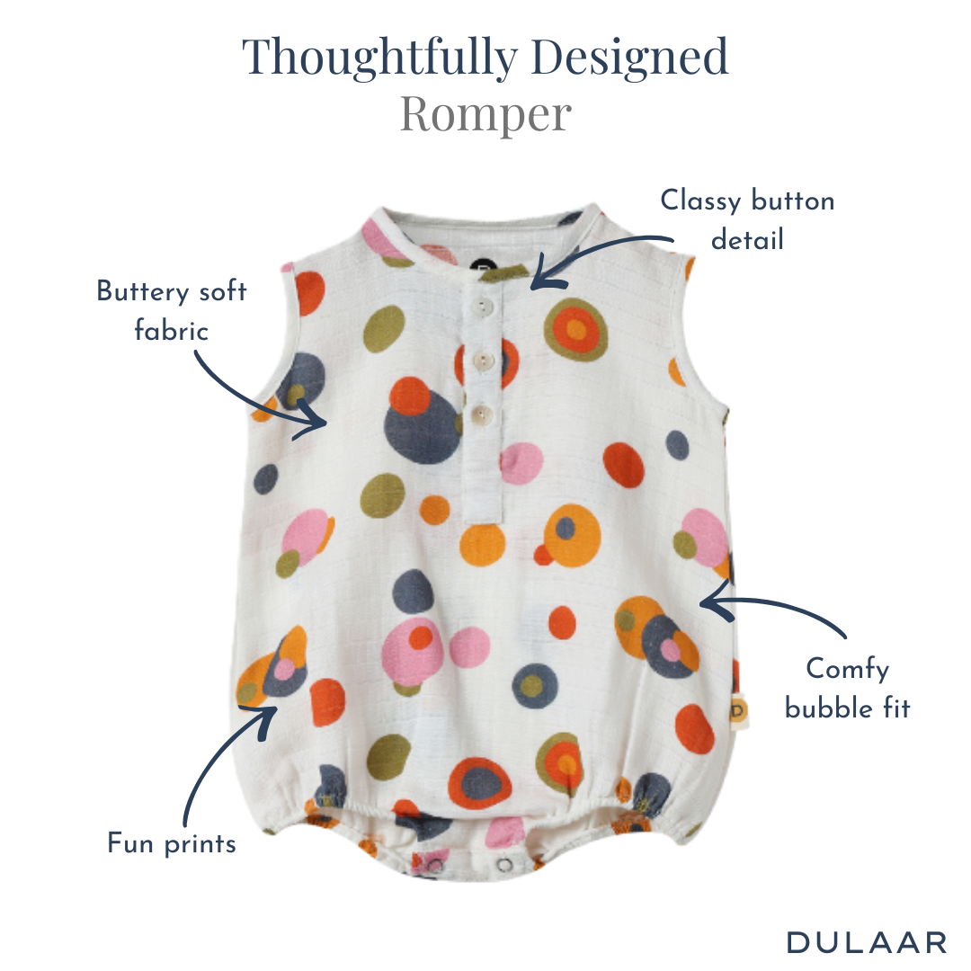 Organic Muslin Romper (Set of 3)