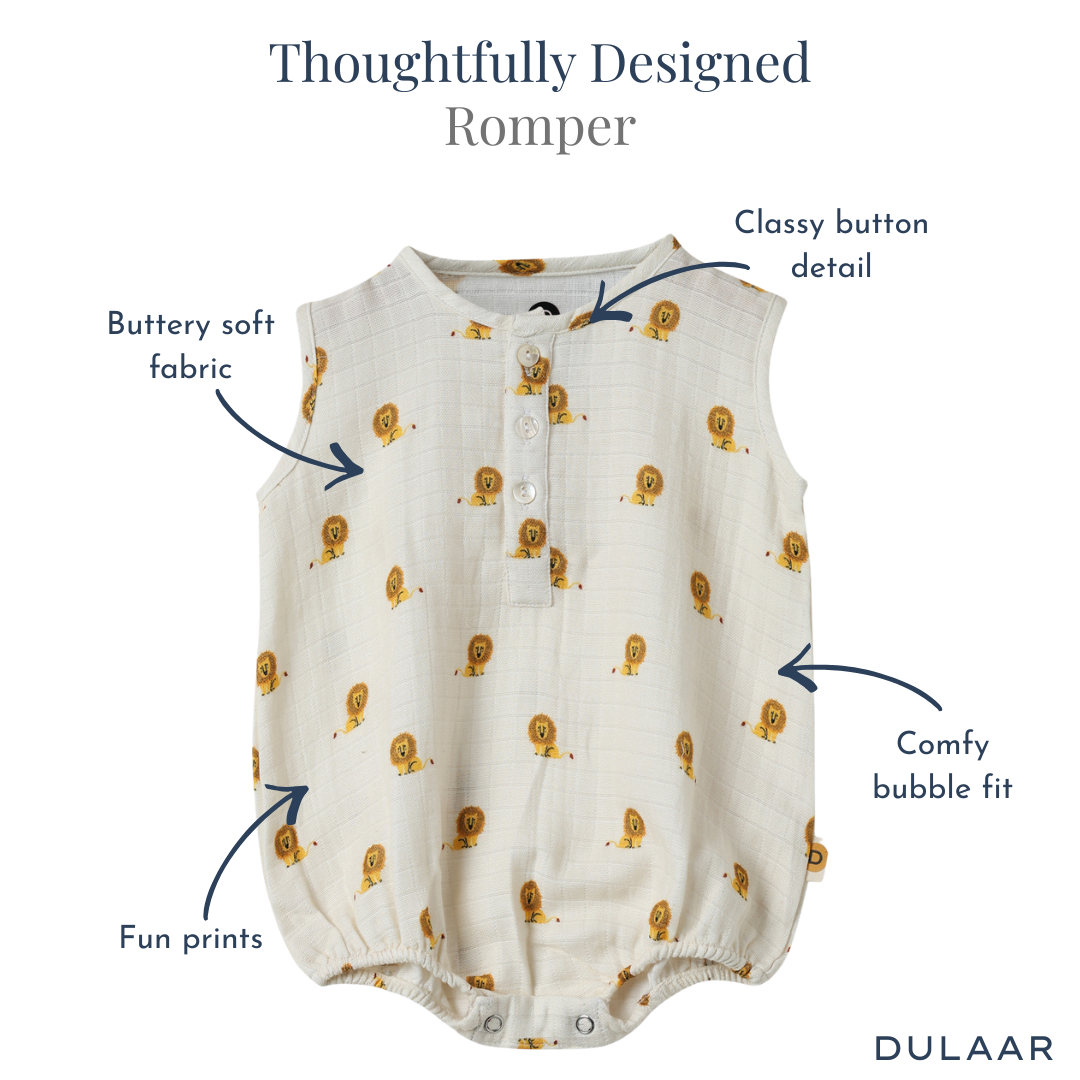 Organic Muslin Romper (Set of 2)