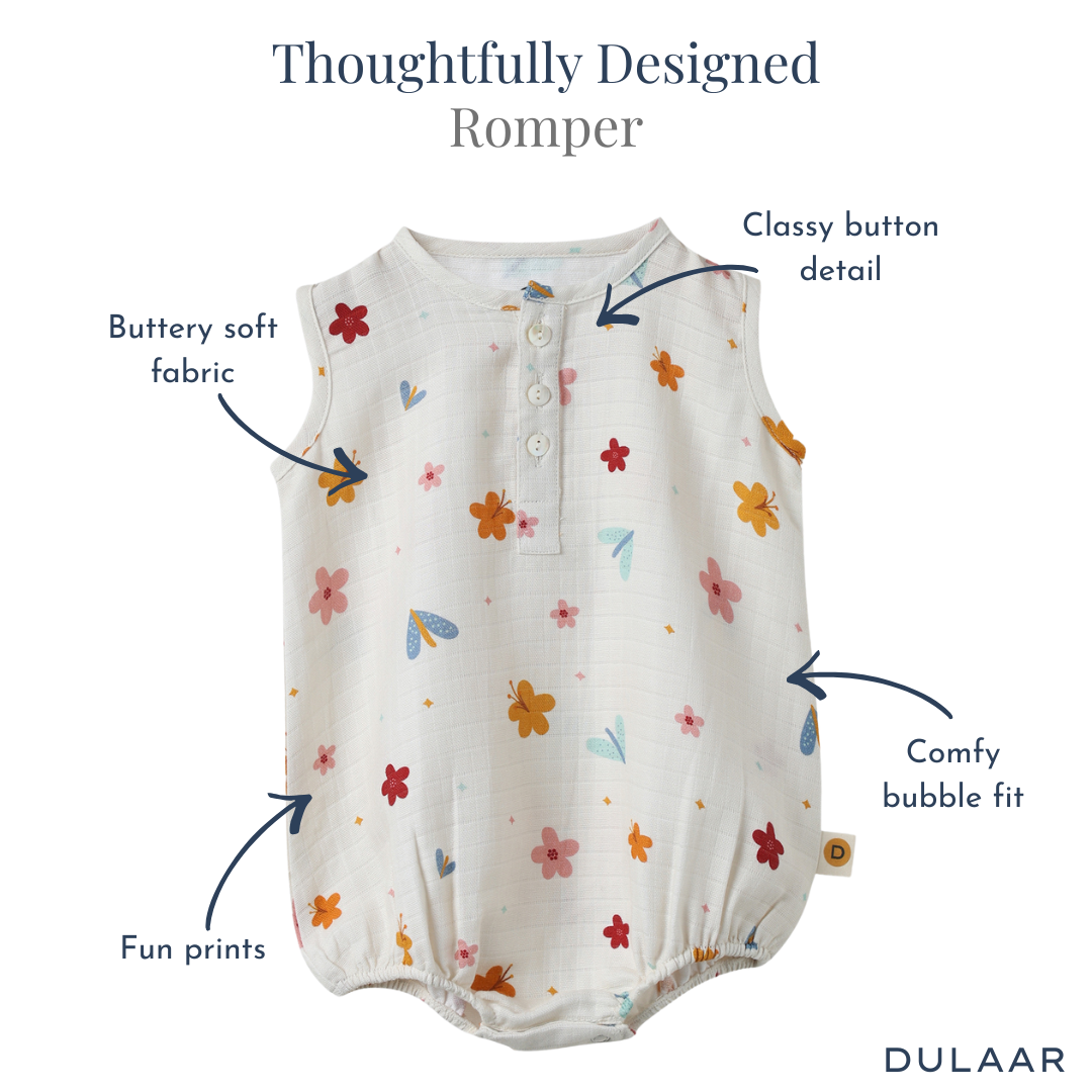Organic Muslin Romper (Set of 2)