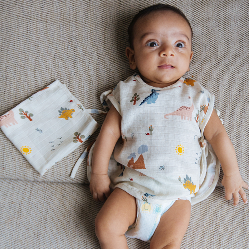 Organic Muslin Essentials (Set of 4)