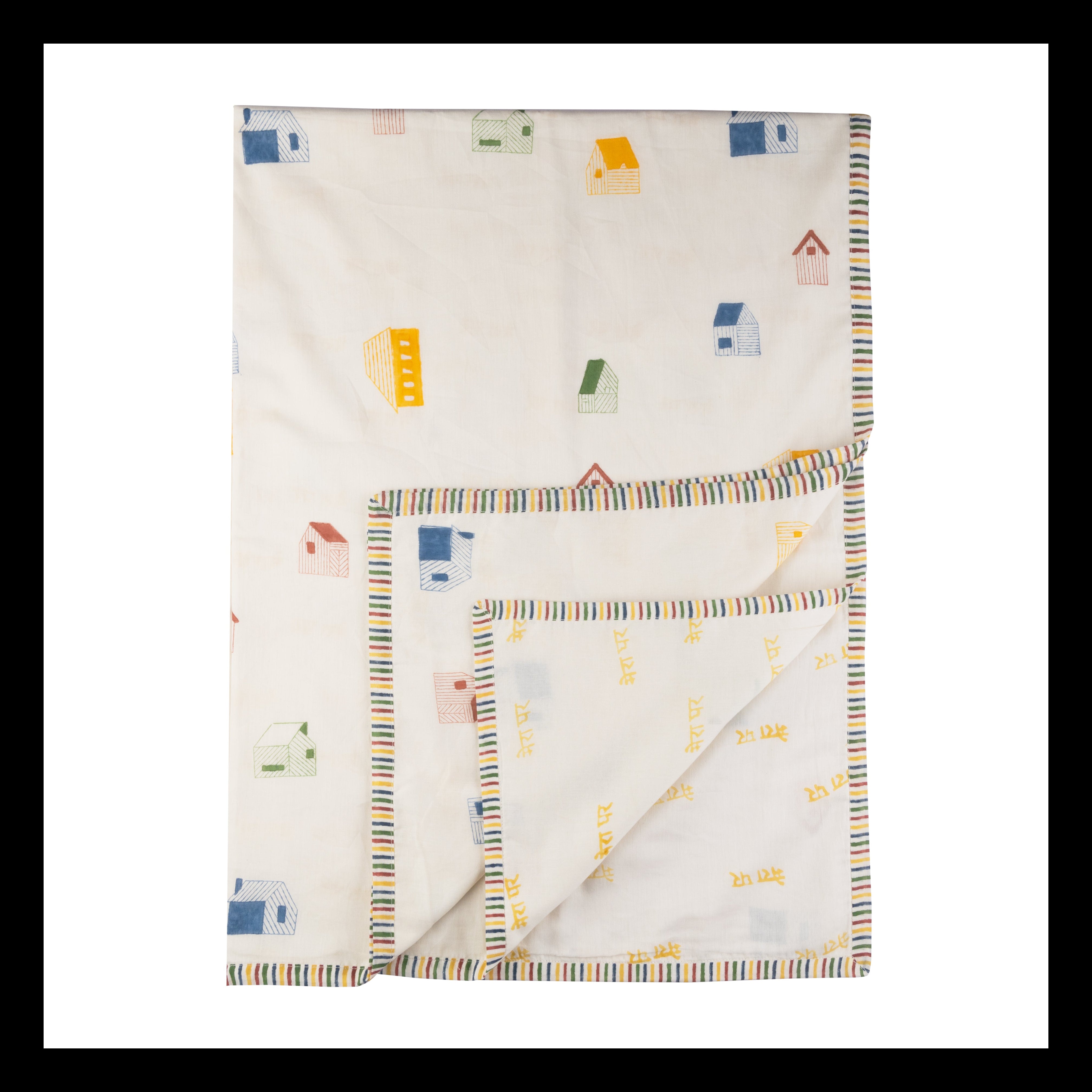 Mulmul Muslin Dohar | Hand-Block Printed