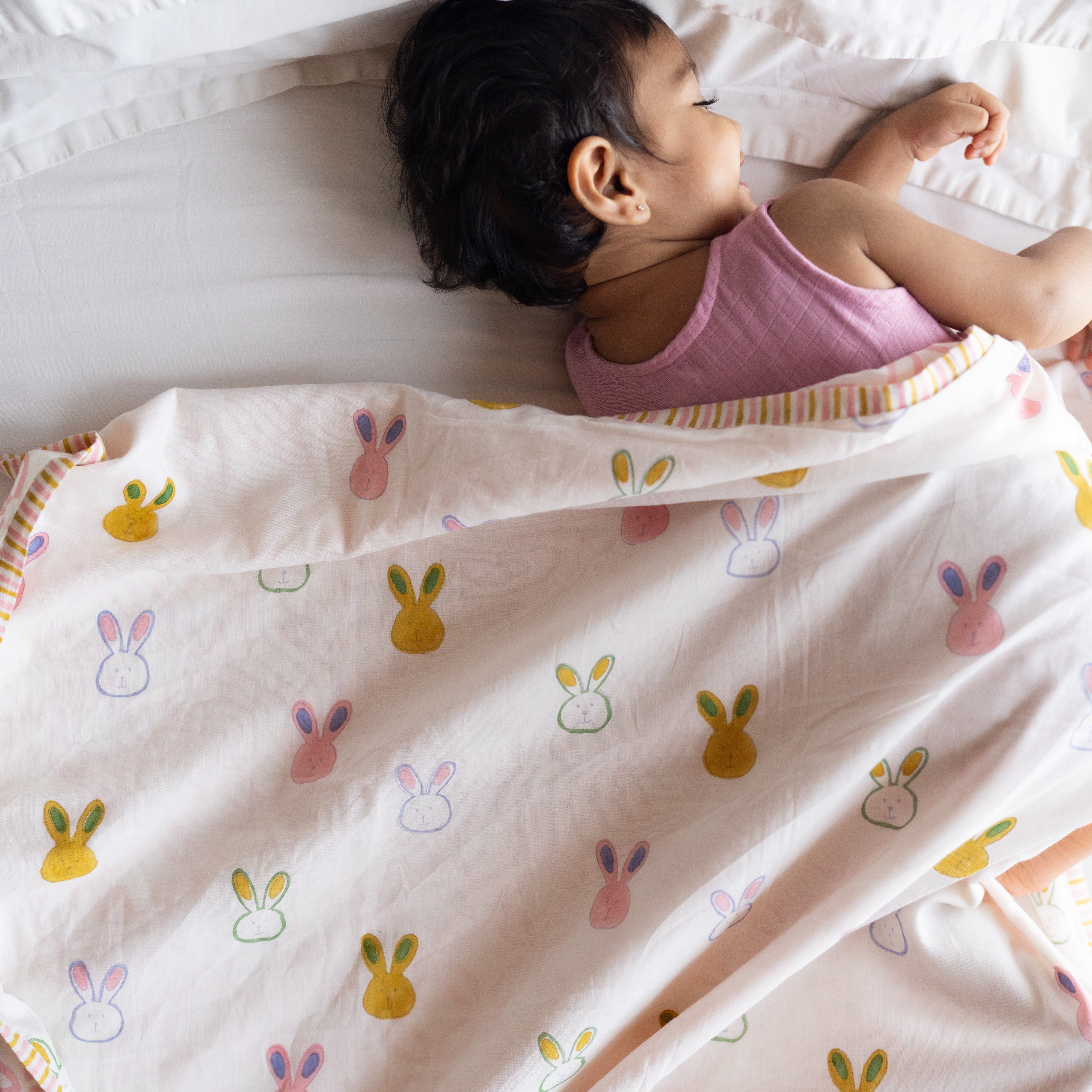 Mulmul Muslin Dohar | Hand-Block Printed