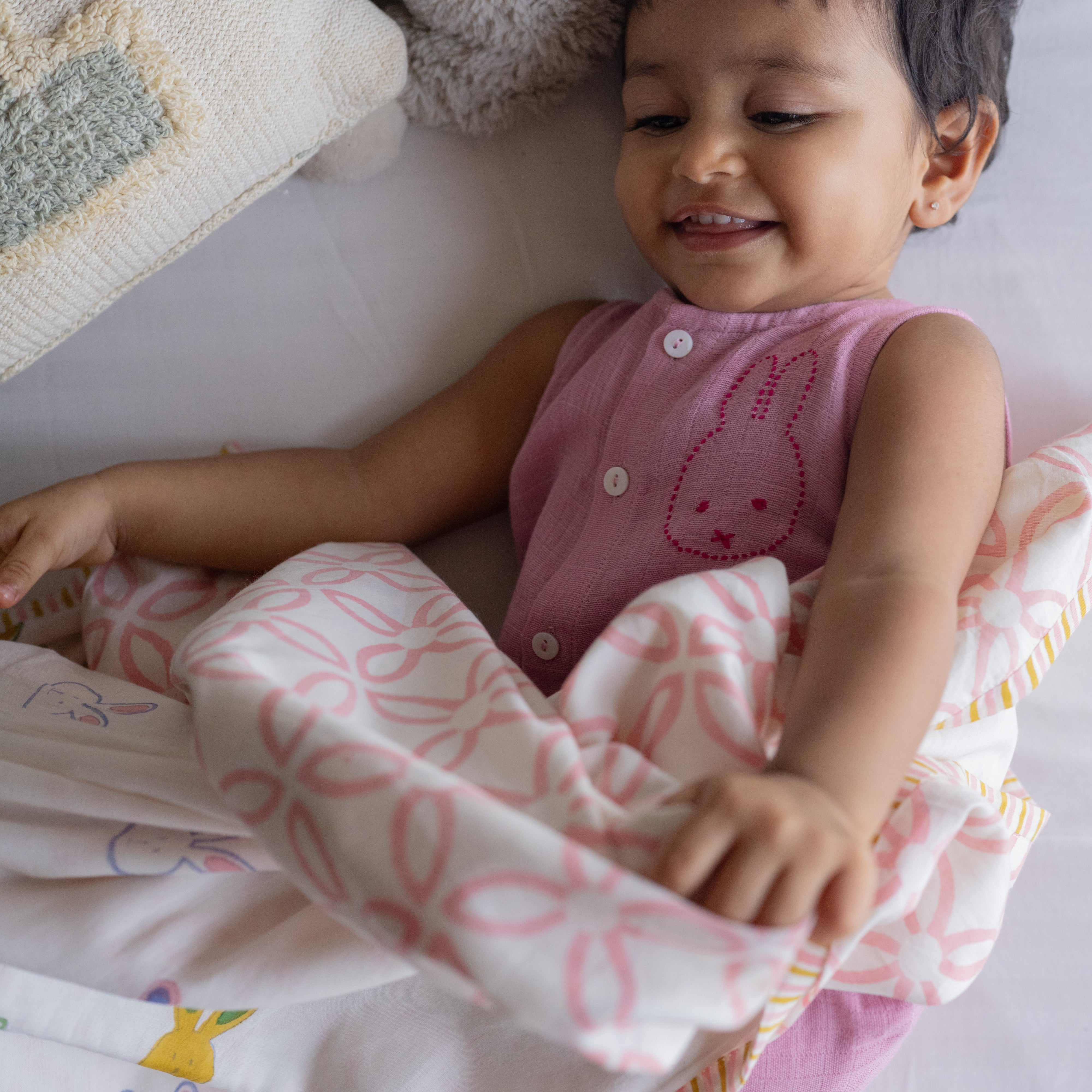 Mulmul Muslin Dohar | Hand-Block Printed