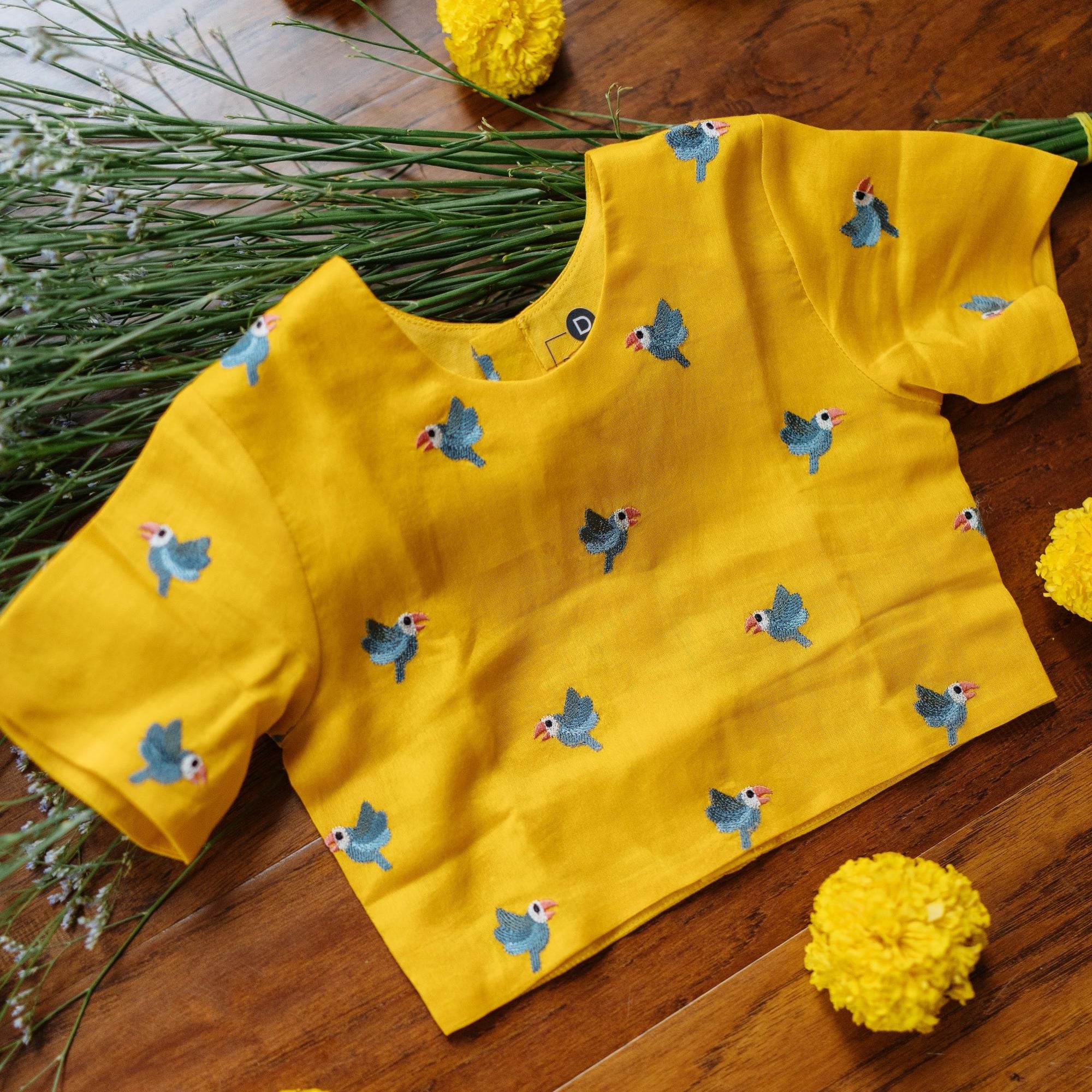 Chanderi Lehenga Set | Embroidered