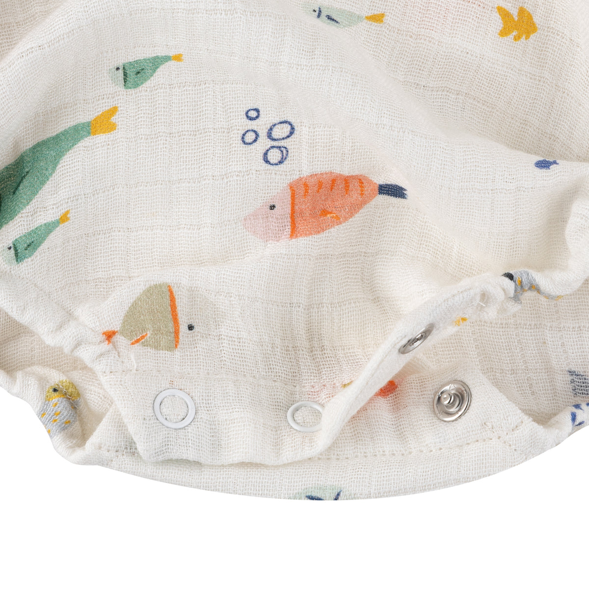 Organic Muslin Kimono Romper