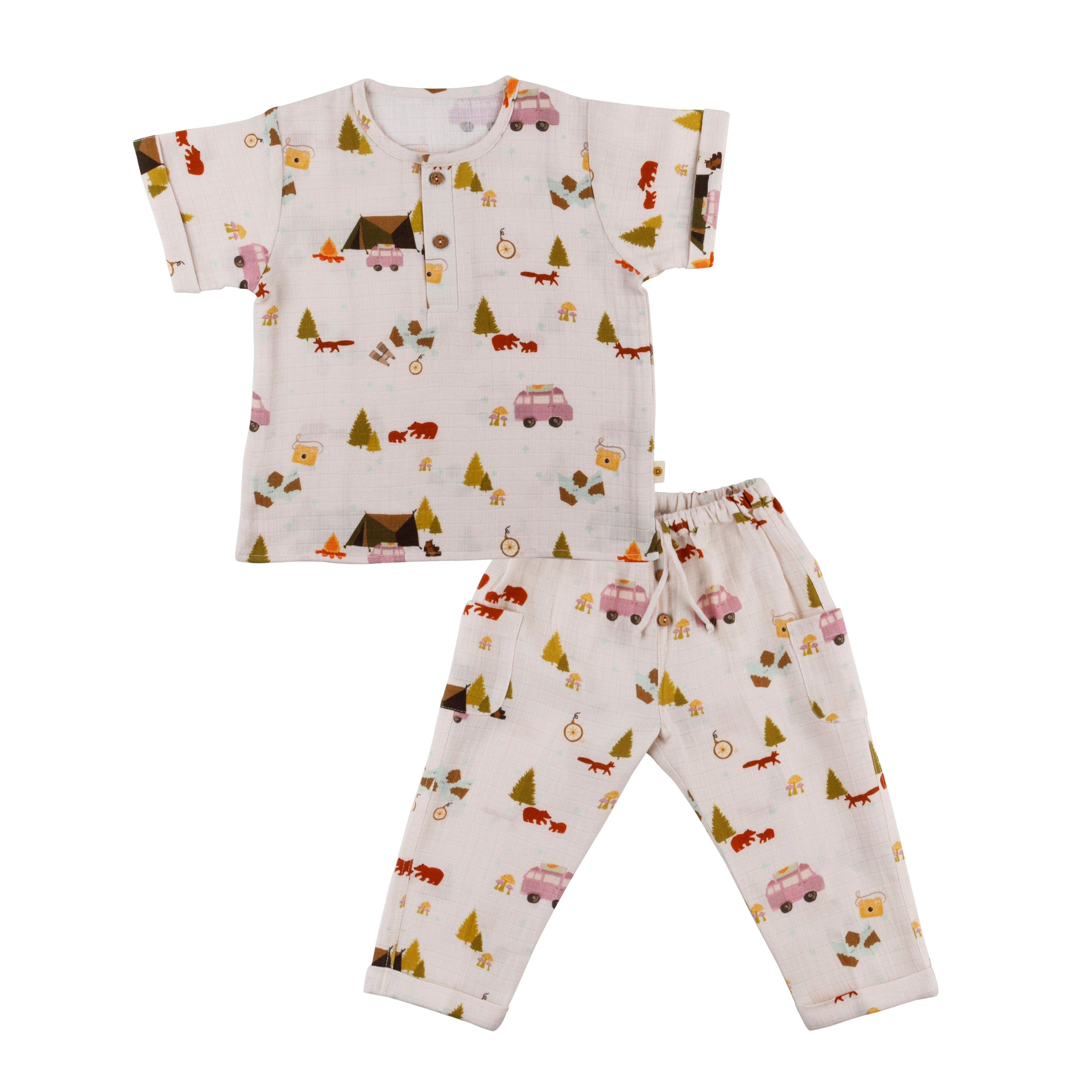 Organic Muslin Joggers Set