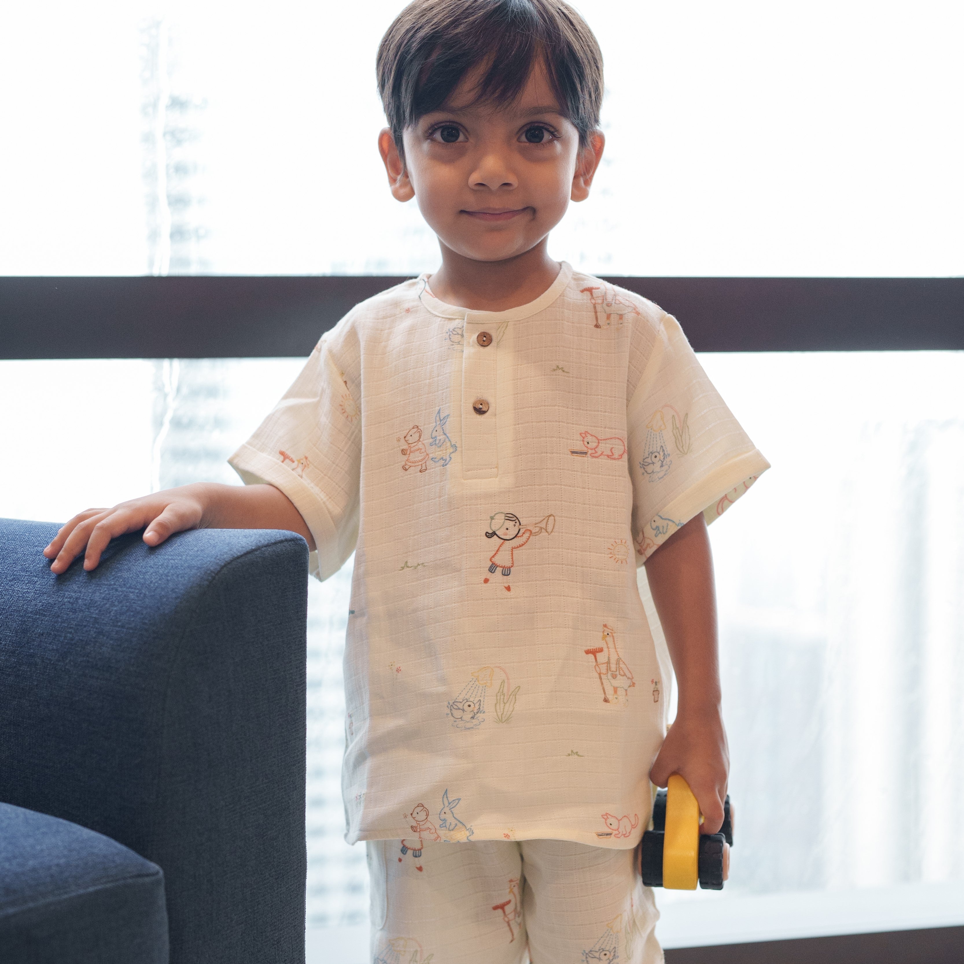 Organic Muslin Joggers Set
