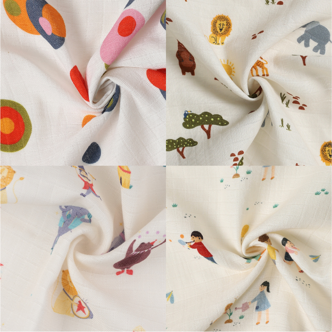 Organic Muslin Face Napkin (Set of 4)