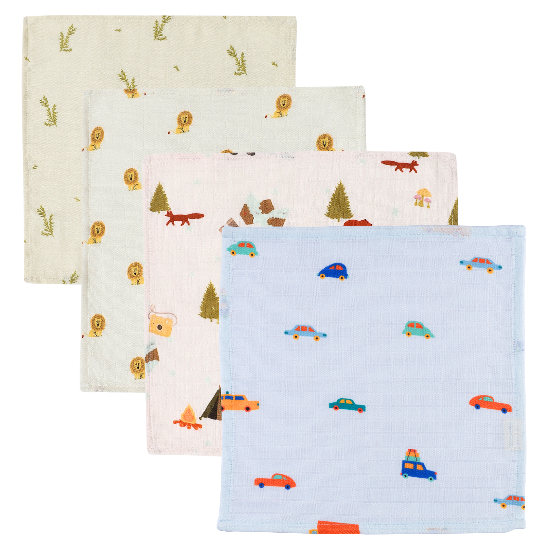 Organic Muslin Face Napkin (Set of 4)