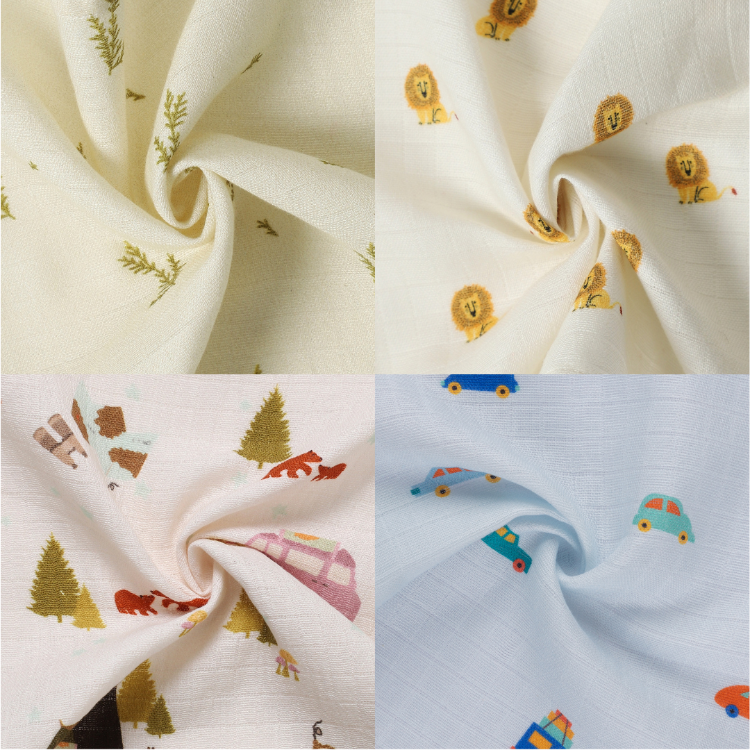 Organic Muslin Face Napkin (Set of 4)