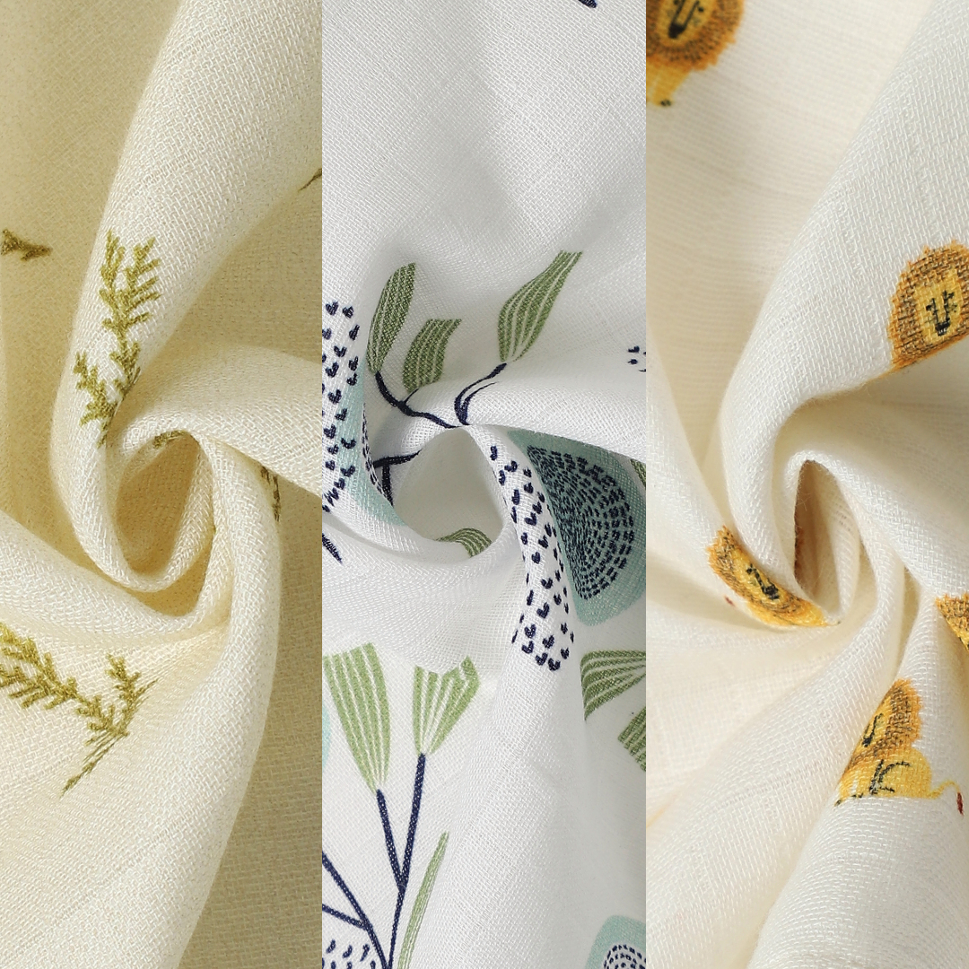 Organic Muslin Face Napkin (Set of 3)