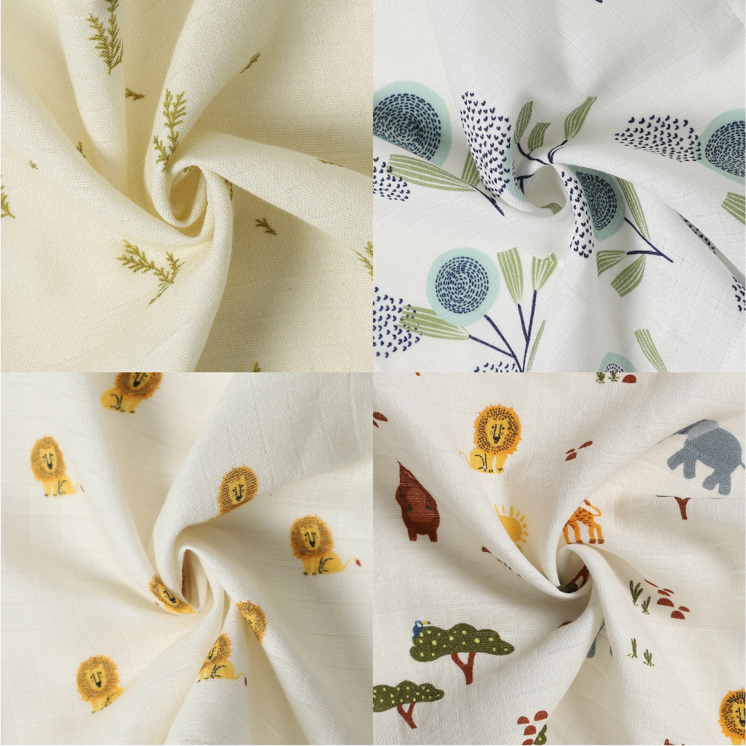 Organic Muslin Face Napkin (Set of 4)