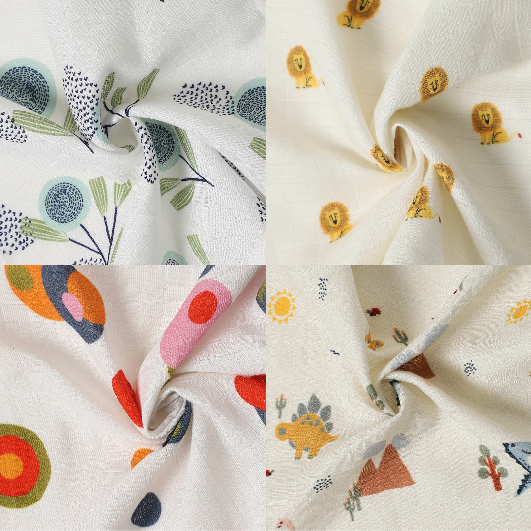 Organic Muslin Face Napkin (Set of 4)