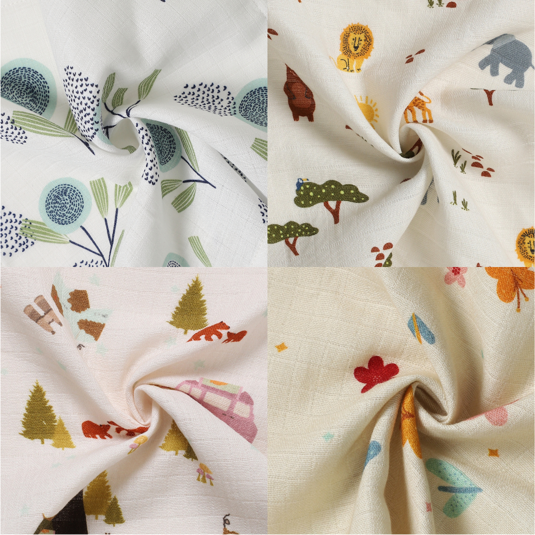 Organic Muslin Face Napkin (Set of 4)