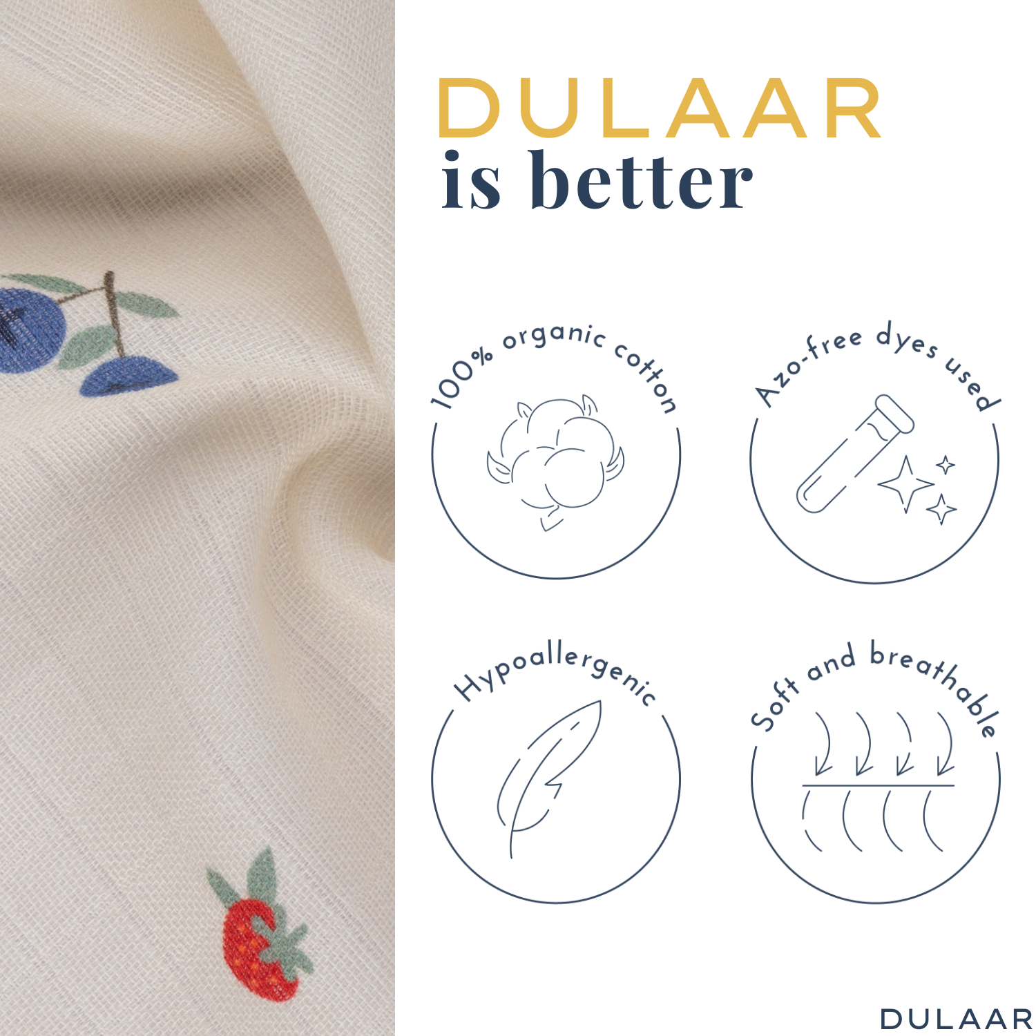 Organic Muslin Multipurpose Cloth