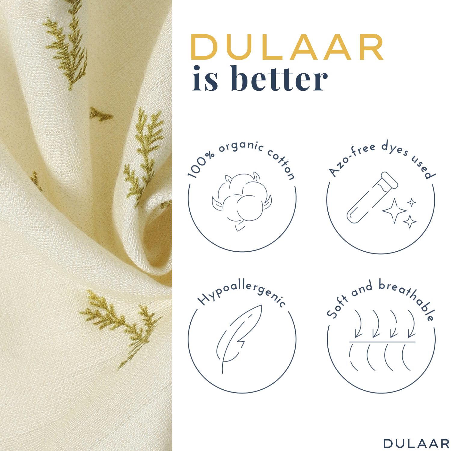 Organic Muslin Swaddle