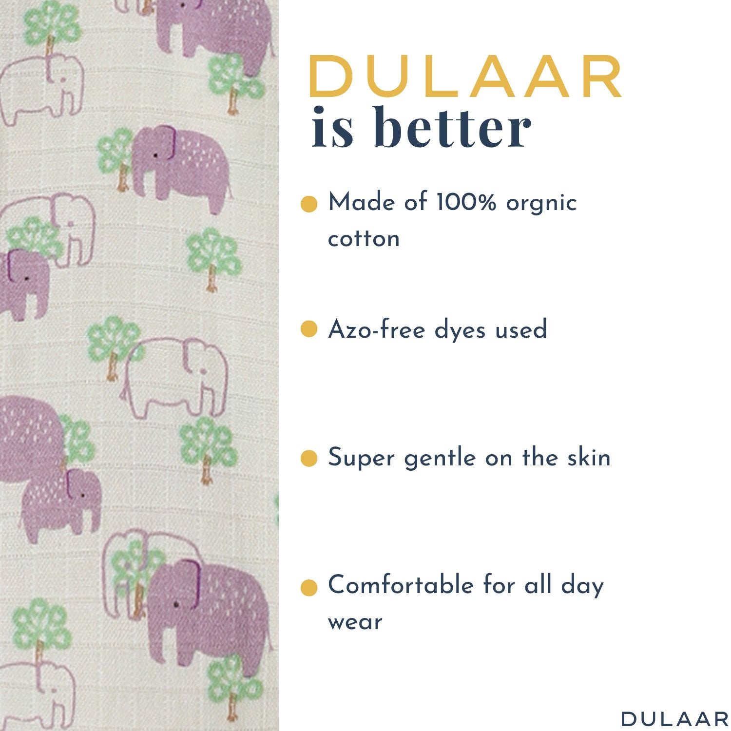 Organic Muslin Kurta Pyjama Set