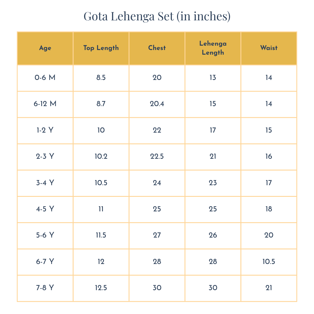 Chanderi Lehenga Set | Hand-Block Printed (Gota Work)