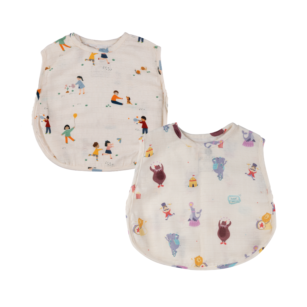 Organic Muslin Jhabla (Set of 2)