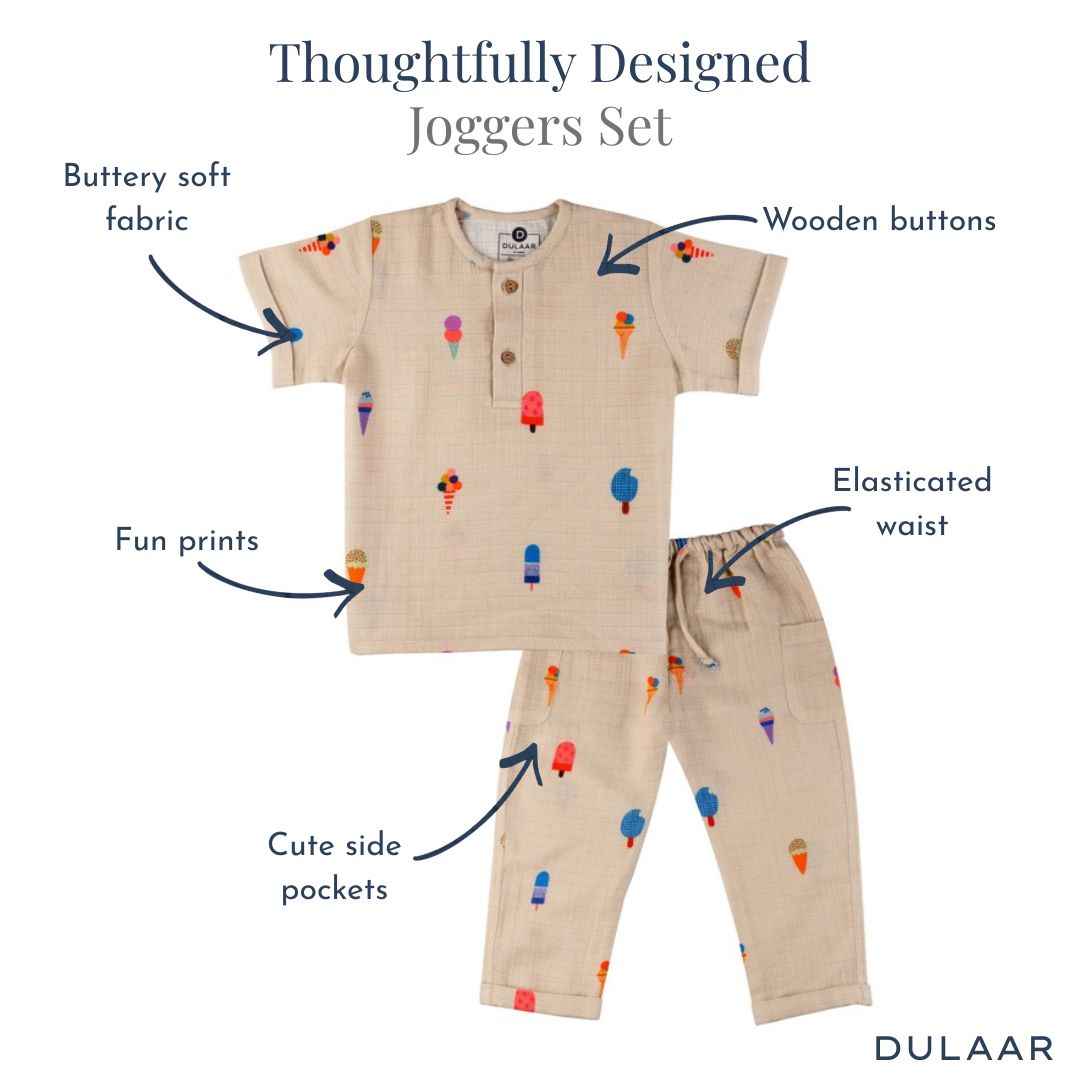 Organic Muslin Joggers Set