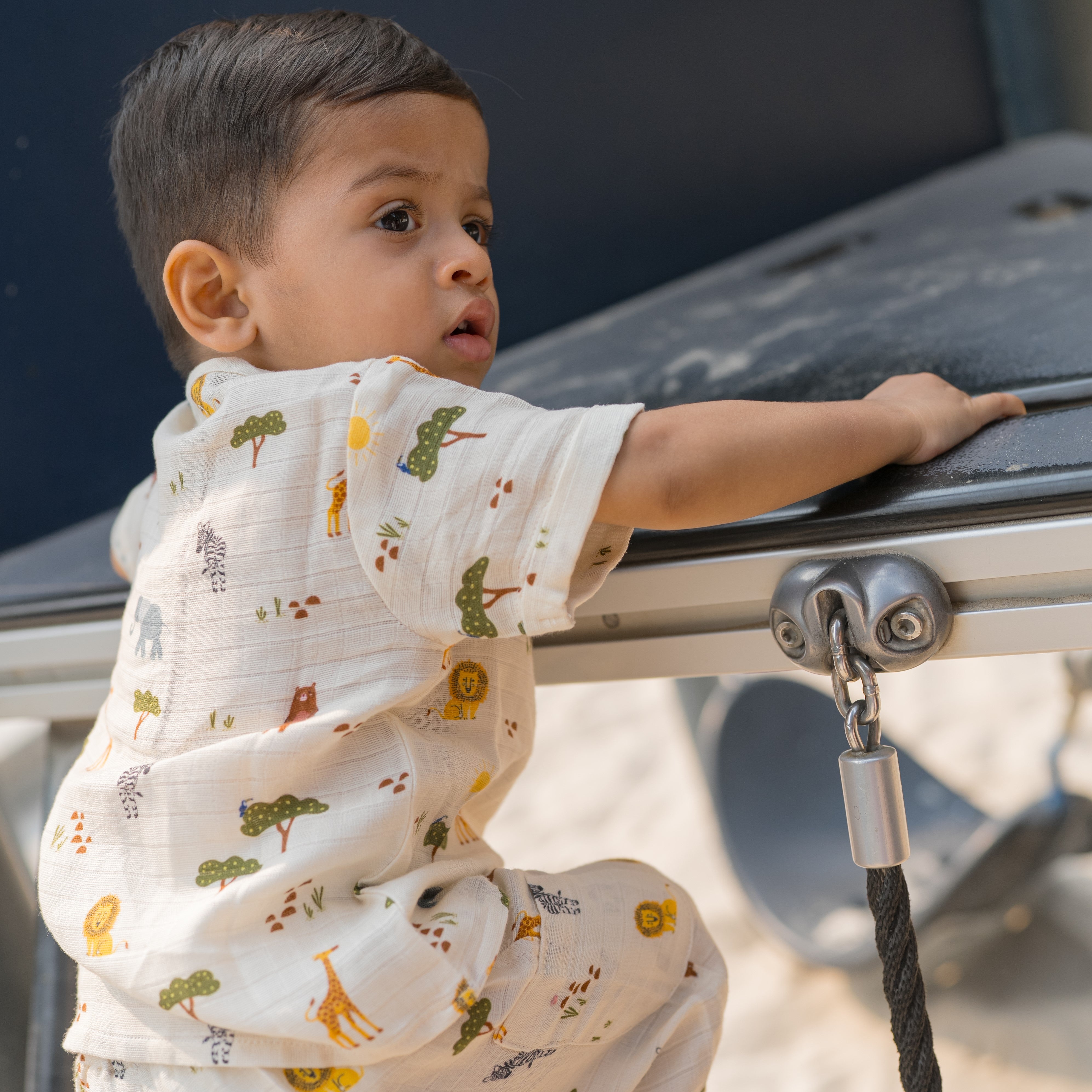 Organic Muslin Joggers Set